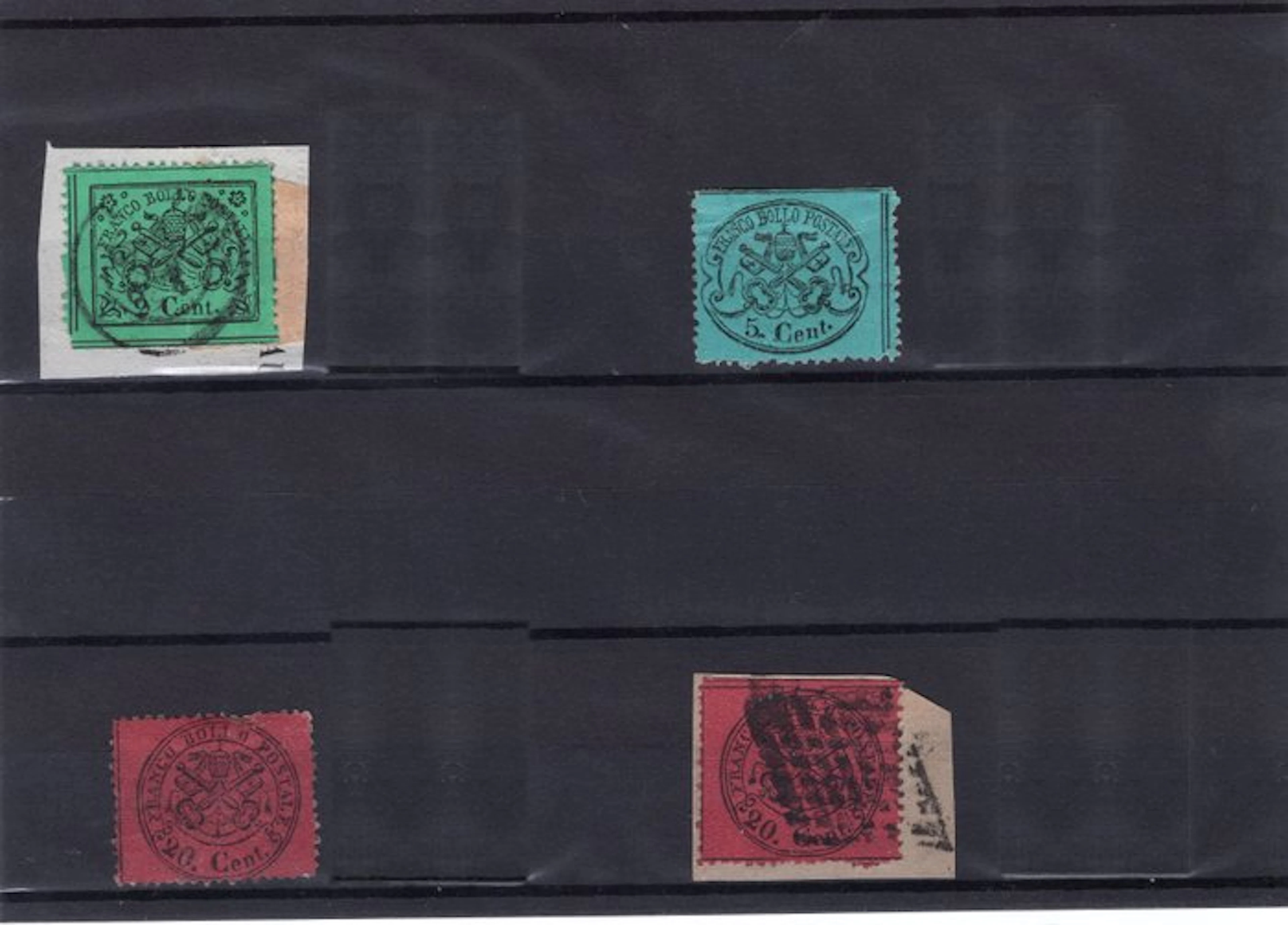 Italian Ancient States - Papal State - An interesting collection of Pontificio.