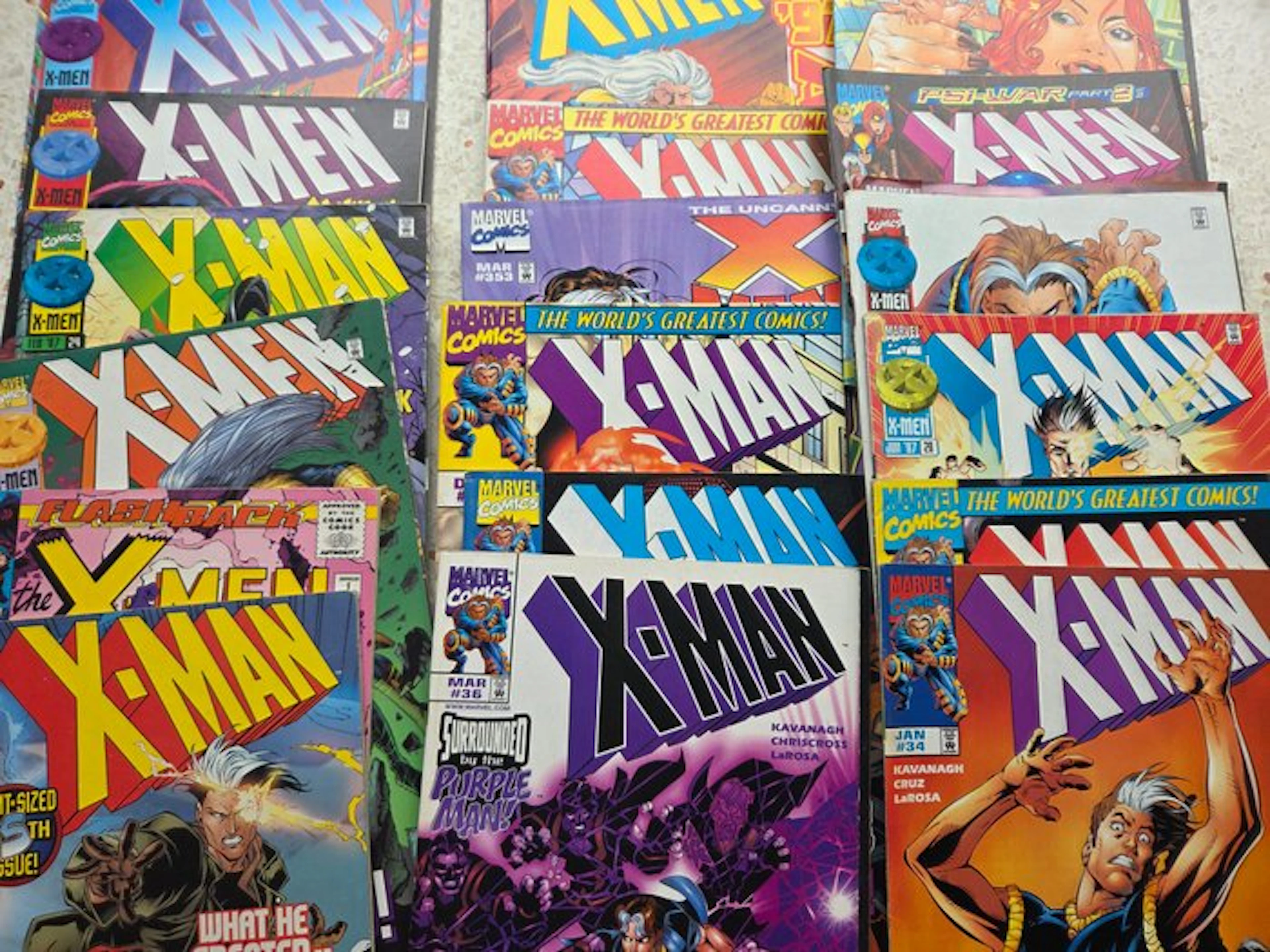 X-Men - Various issues - 82 Comic - First edition - 1990/1998