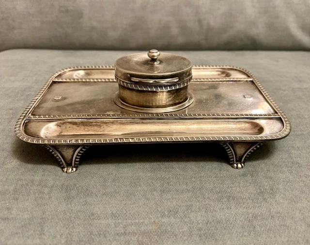 Lionel Alfred Crichton - Inkwell - .925 silver