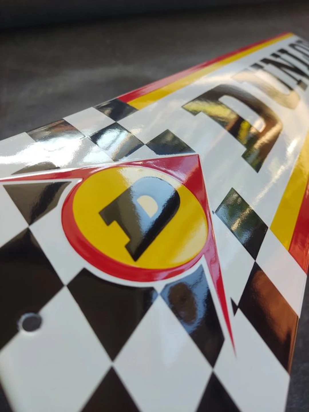 Dunlop - Tyres Dunlop Reifen enamel sign Emailschild Emaille Schild