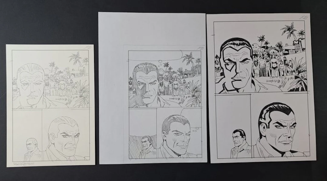 Zaniboni; Giussani - 3 Original page - Diabolik: La Maschera Sbagliata - 2009