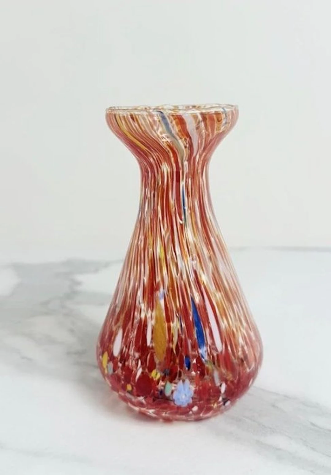 Vase - Hand-blown glass. - Made in Italy