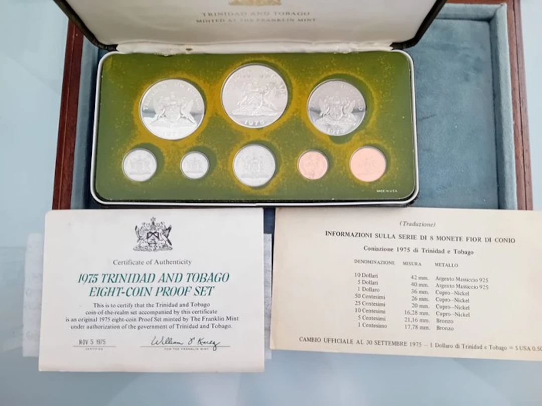 Trinidad and Tobago. 1975 (coin set of 8 coins)