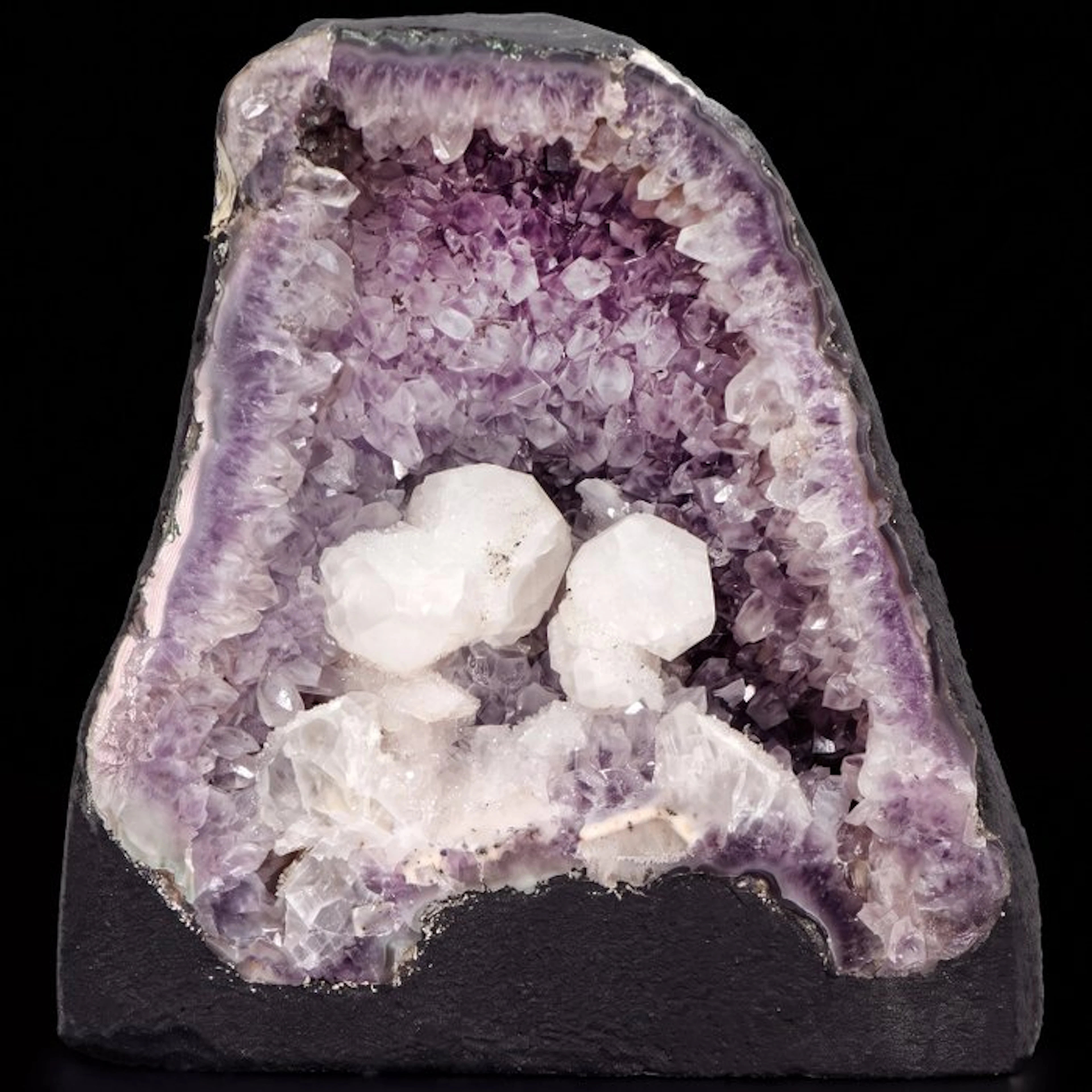 Amethyst & Calcite Balls - 25x23x15 cm - Geode- 8.3 kg