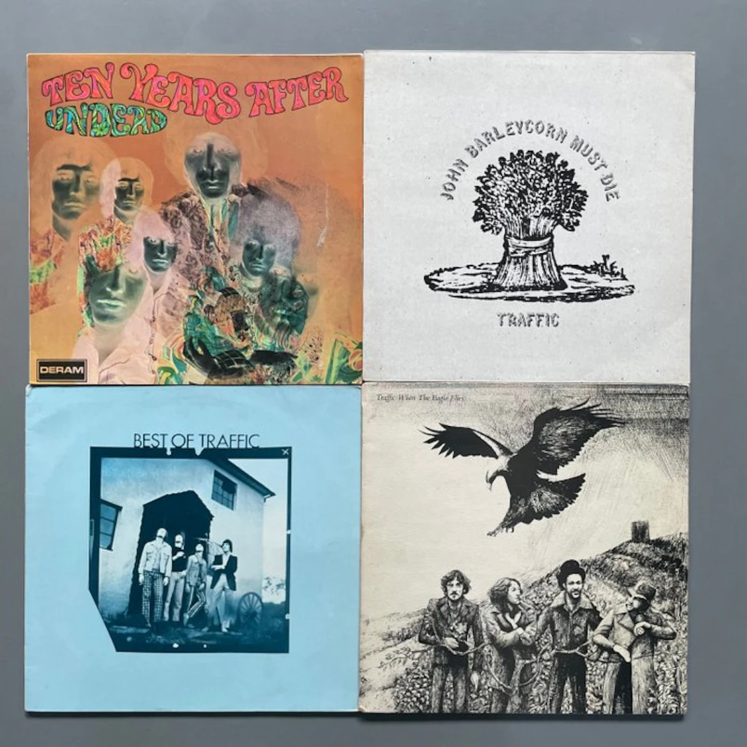 Traffic, Ten Years After - 4 x albums - Multiple titles...