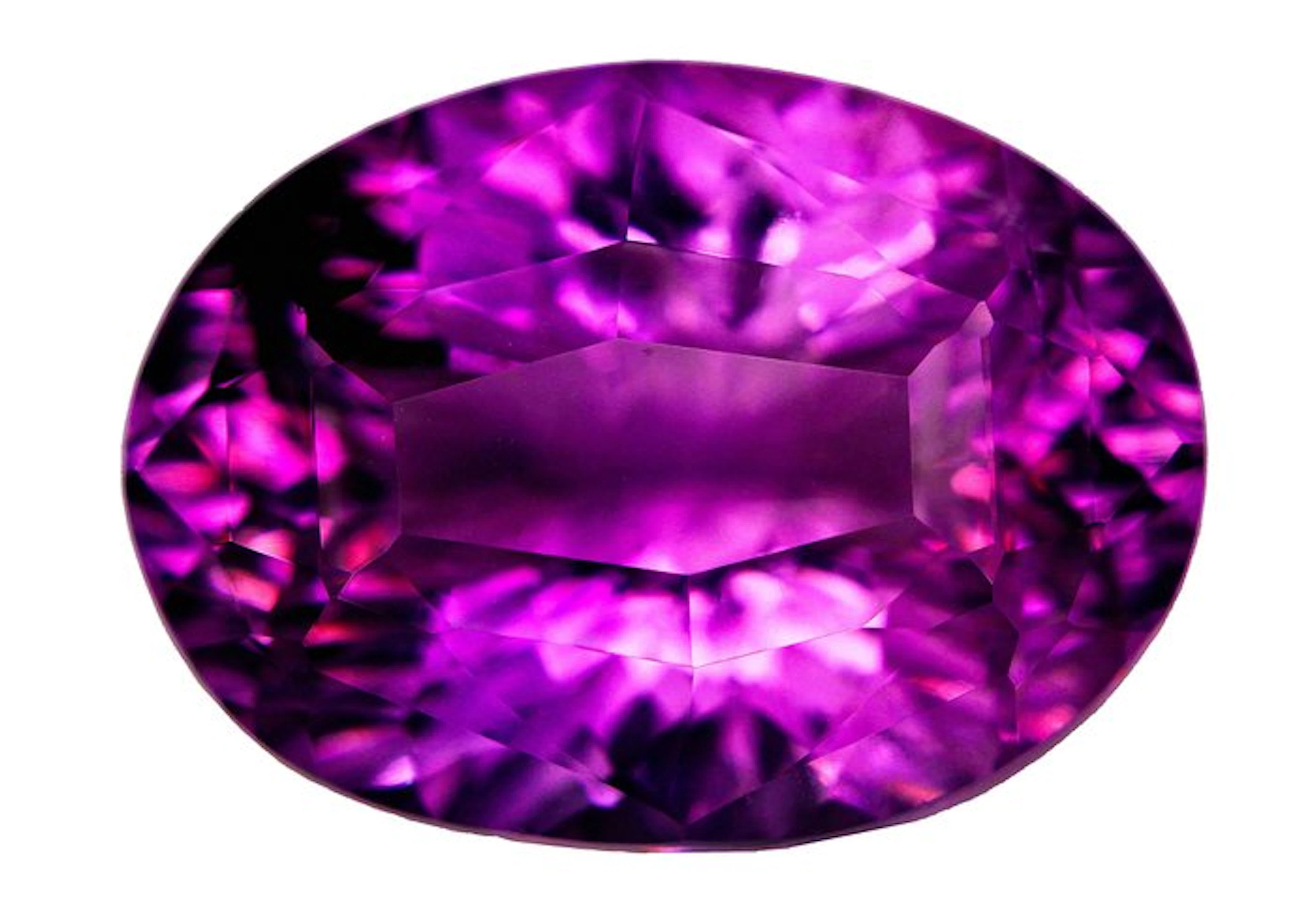 No reserve price Violet Amethyst - 28.46 ct - Instituto Gemólogico