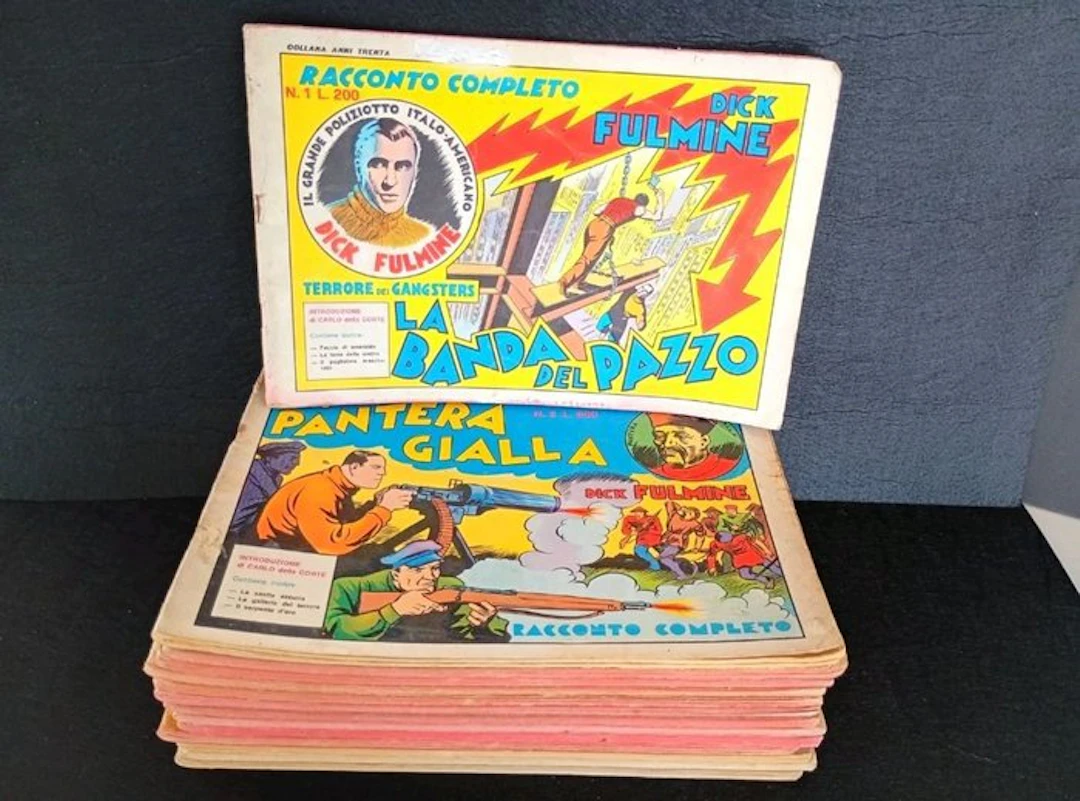 Dick Fulmine - Collana Anni Trenta Serie Completa nn. 1/14 - 14 Comic - 1967