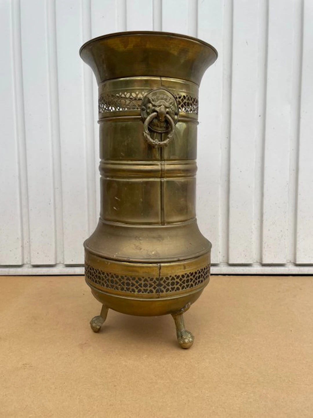 Stand - Brass - Umbrella holder, circa 1900