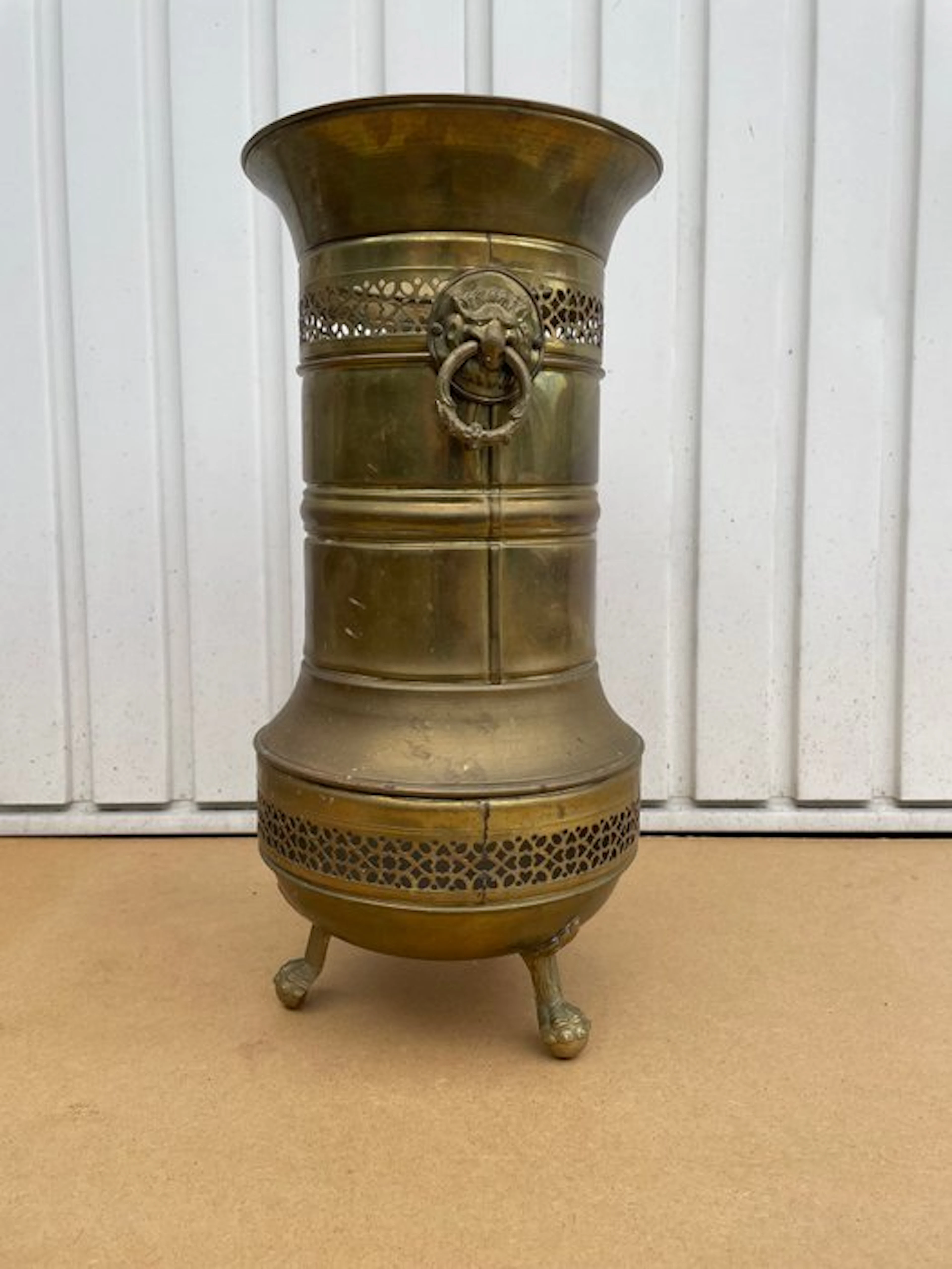 Stand - Brass - Umbrella holder, circa 1900