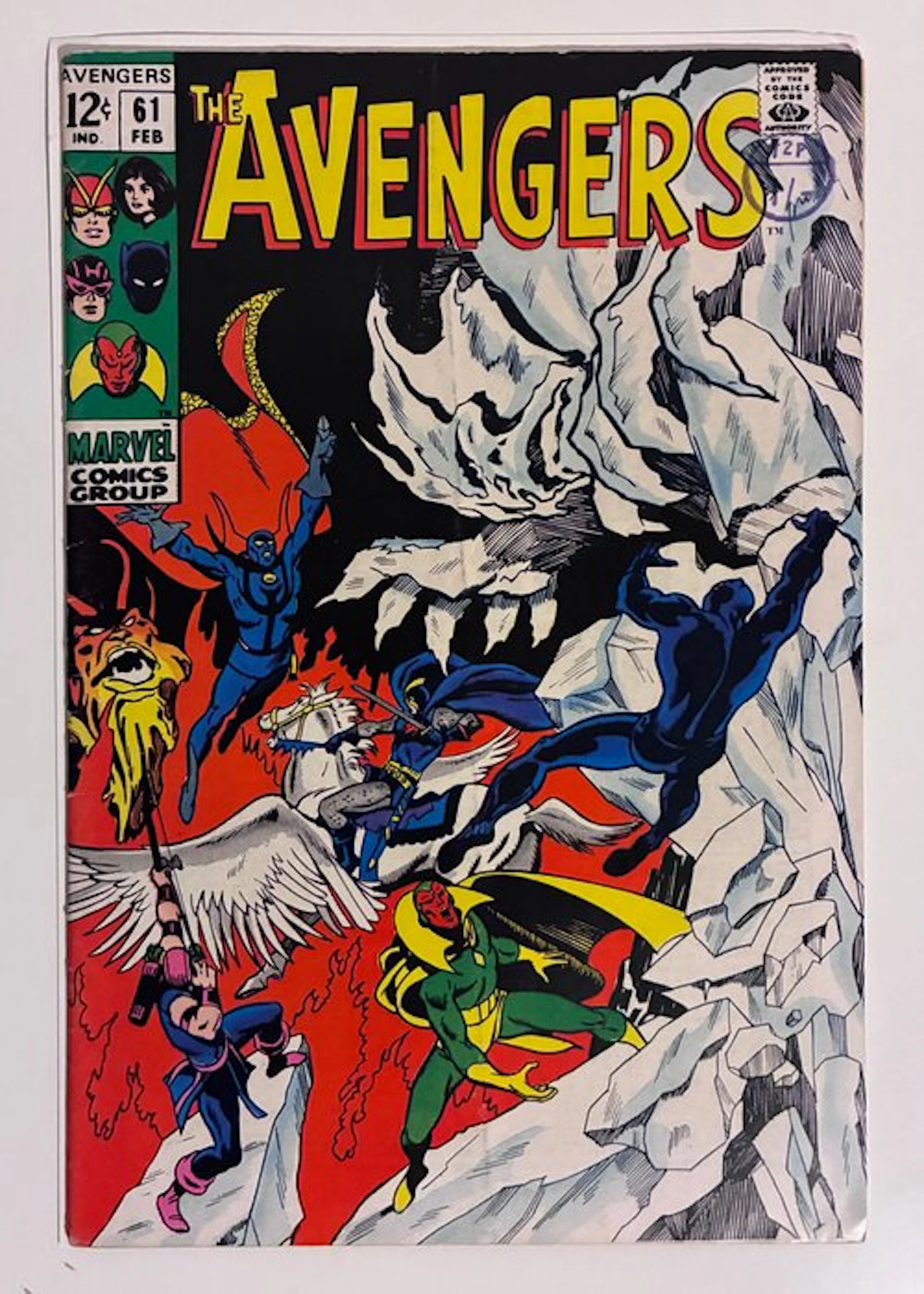 The Avengers #61 - 1st app of the Avengers' Quinjet - 1...