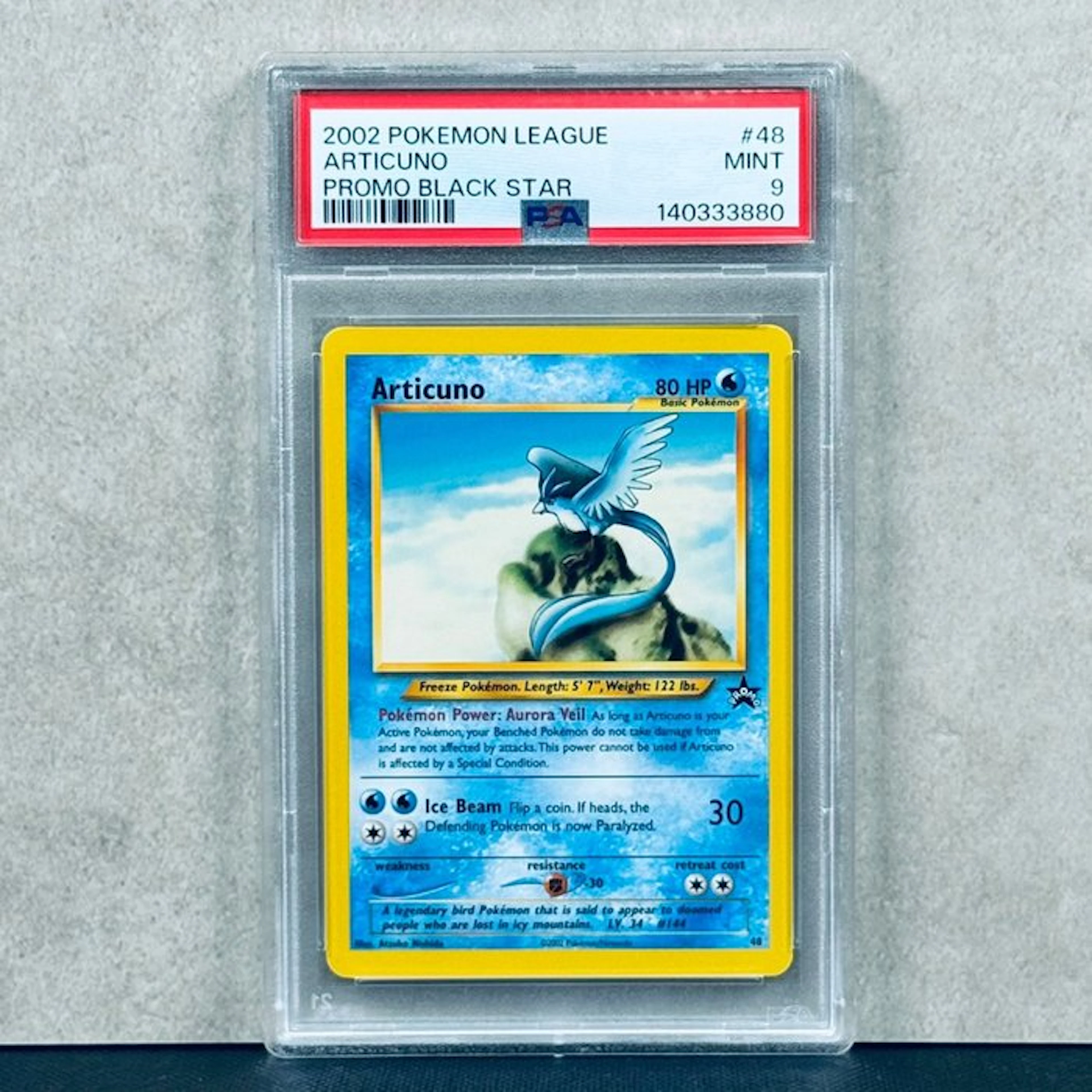 Pokémon Graded card - Articuno #48 2002 Pokemon League...