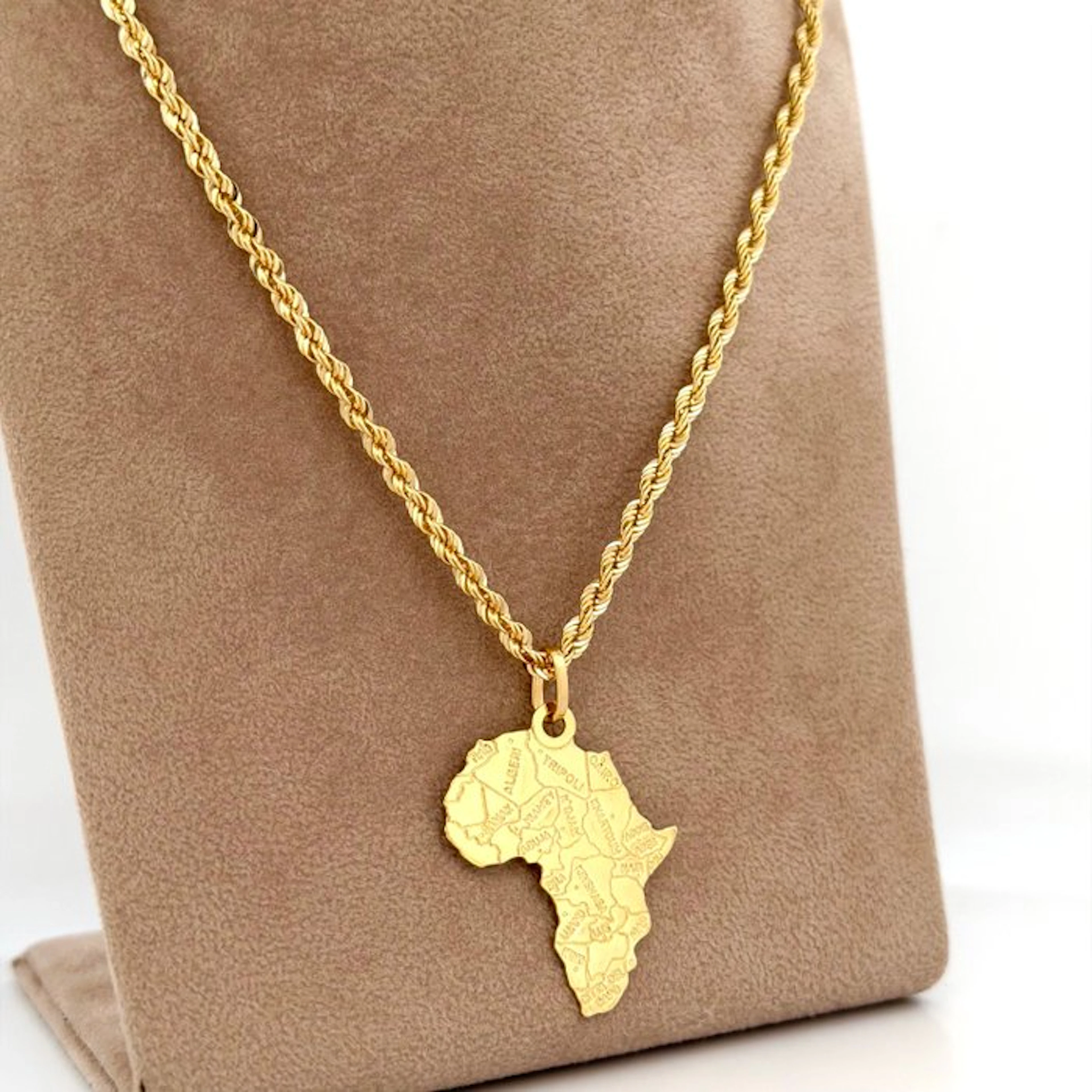 Necklace - 18 kt. Yellow gold - Africa