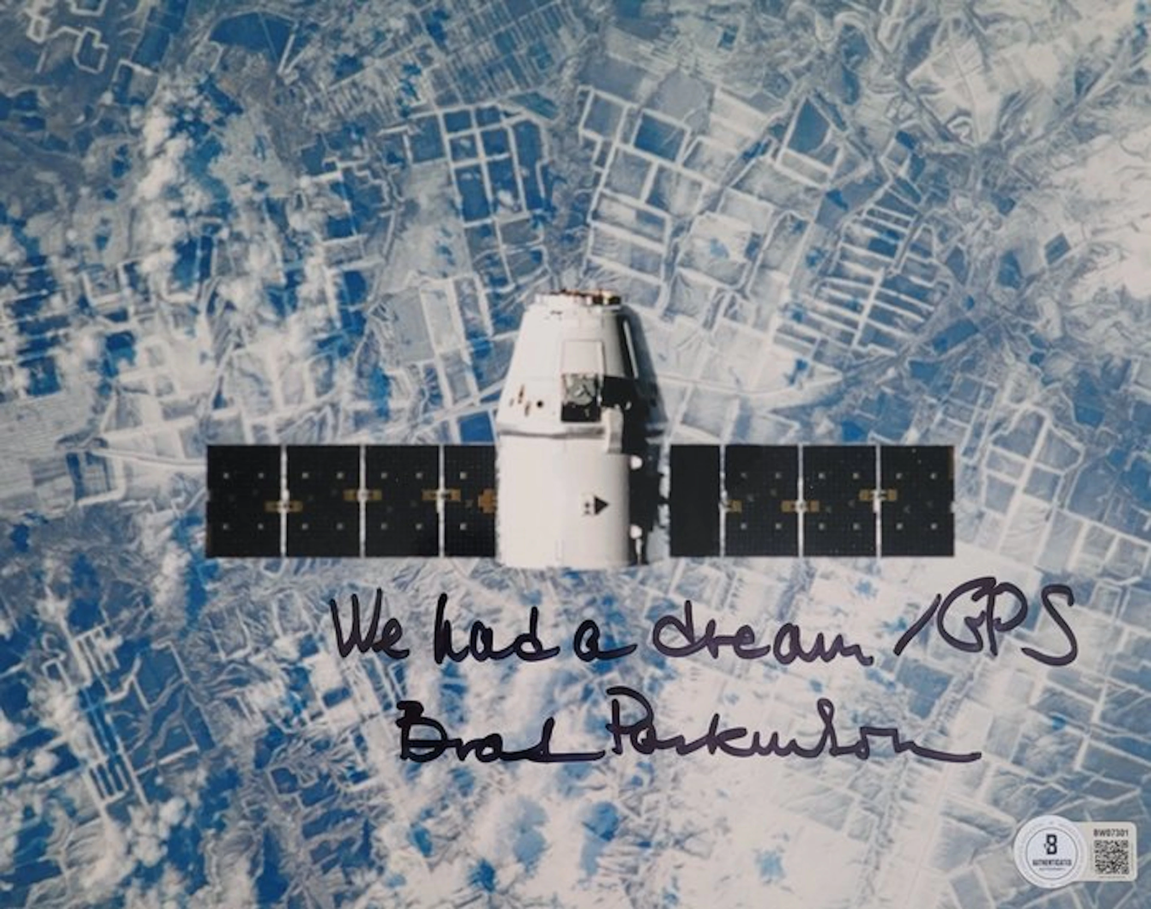 'GPS- But- Where are you going?' GPS Inventor - Bradford Parkinson Autograph