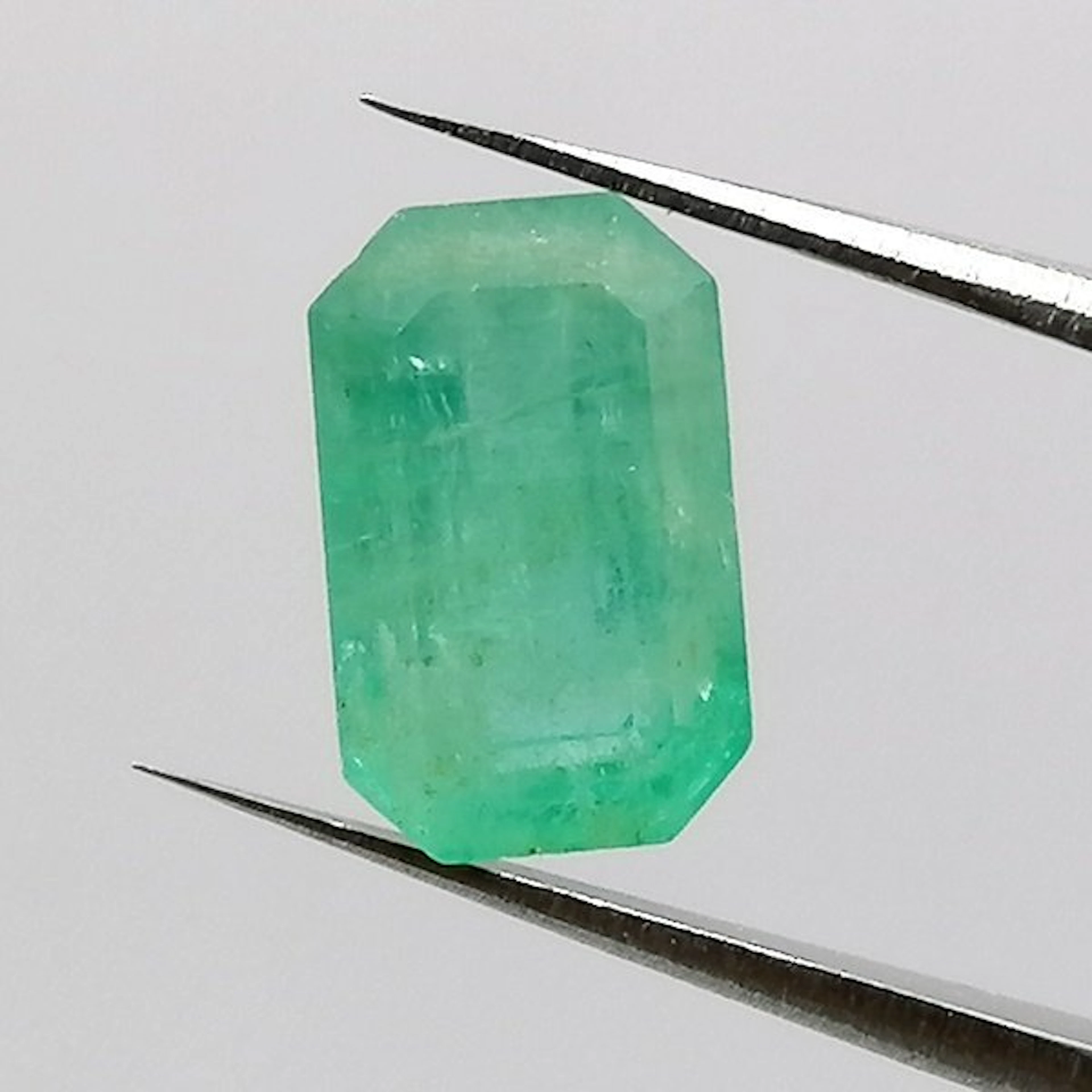 1 pcs Emerald - 1.46 ct - Instituto Gemólogico Español (IGE) - Zambia - Minor