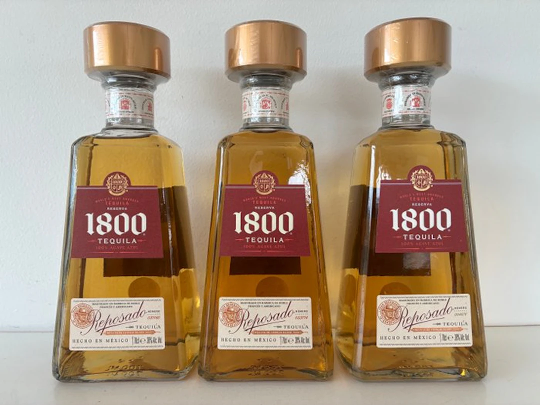 1800 - Tequila Reposado - 70cl - 3 bottles