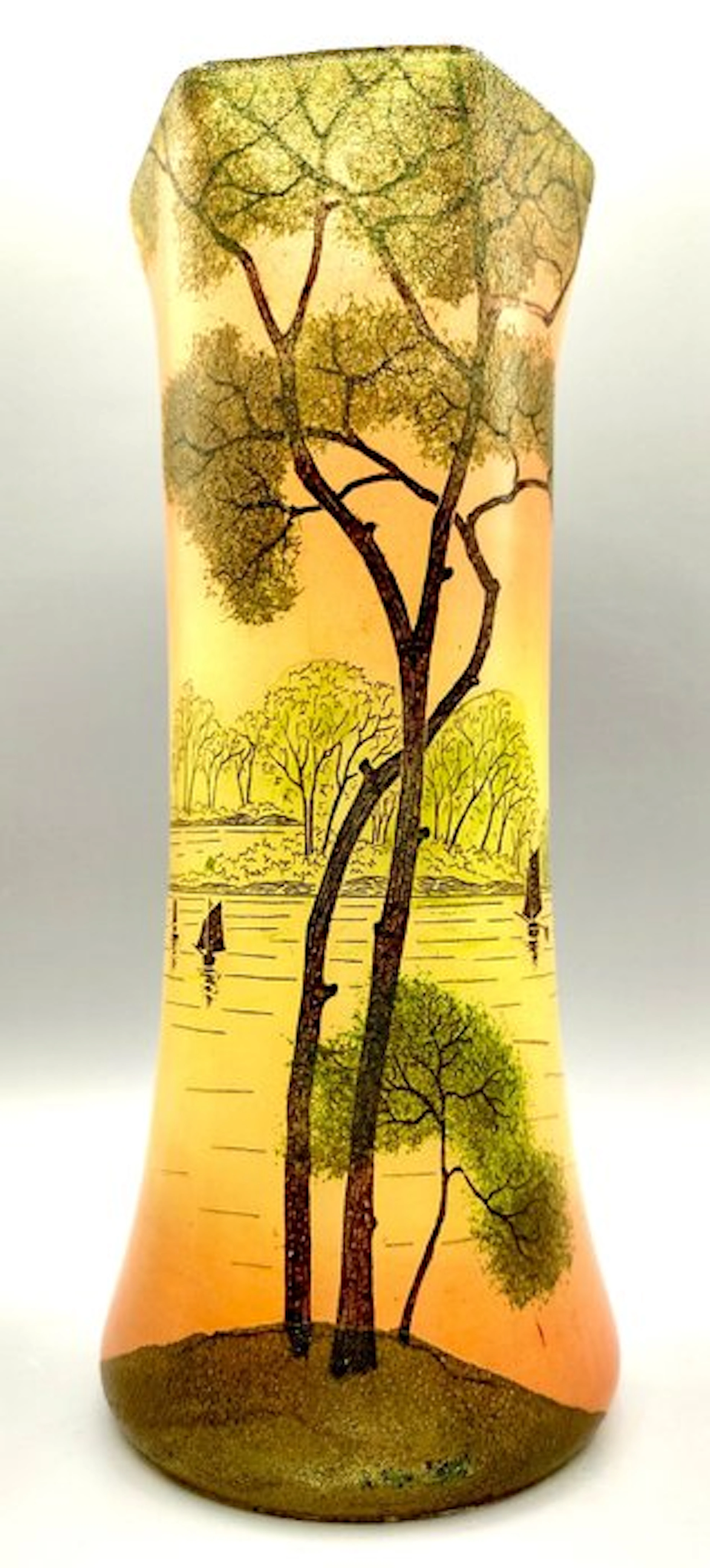 LEGRAS (1839-1916) - Vase - Large glazed vase ‘Toul’ with...