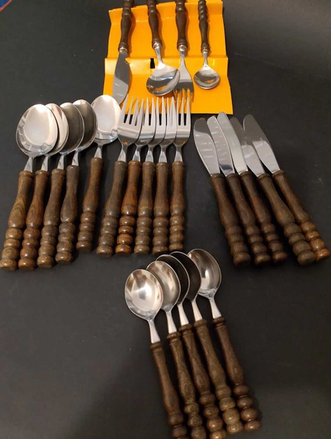 Rustikales Besteck - Cutlery set for 6 (24) - Balsa - Cutlery set for 6