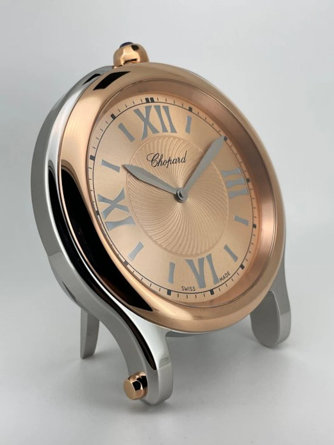 Table clock - Chopard - Contemporary Steel