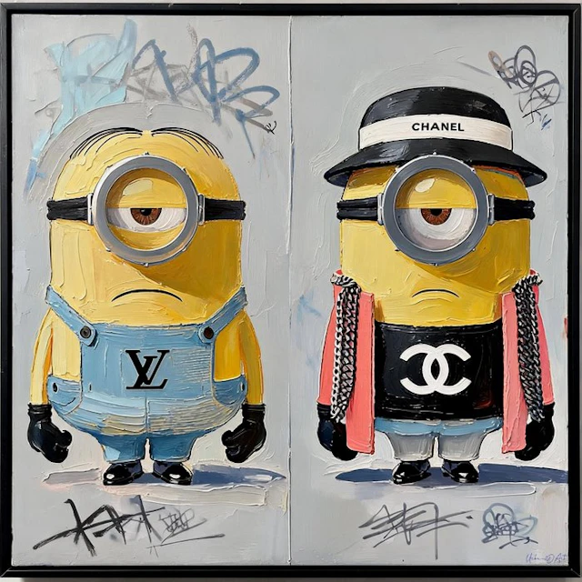 Urban3DArt (1971) - Minion Luxury Limited Edition Art numérique mixte