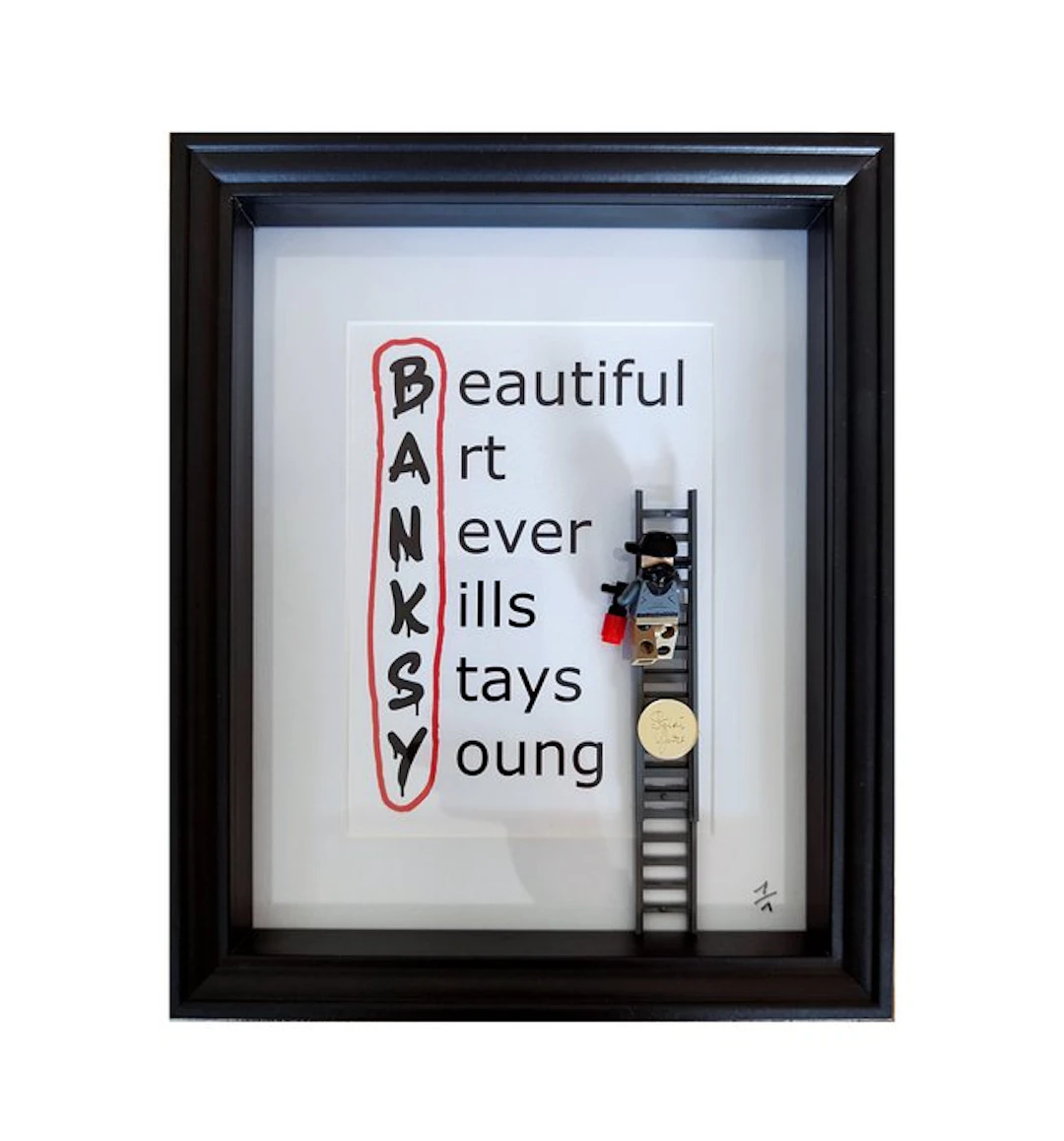 Lyssandre Saint York - BANKSY " beautiful art never kills...