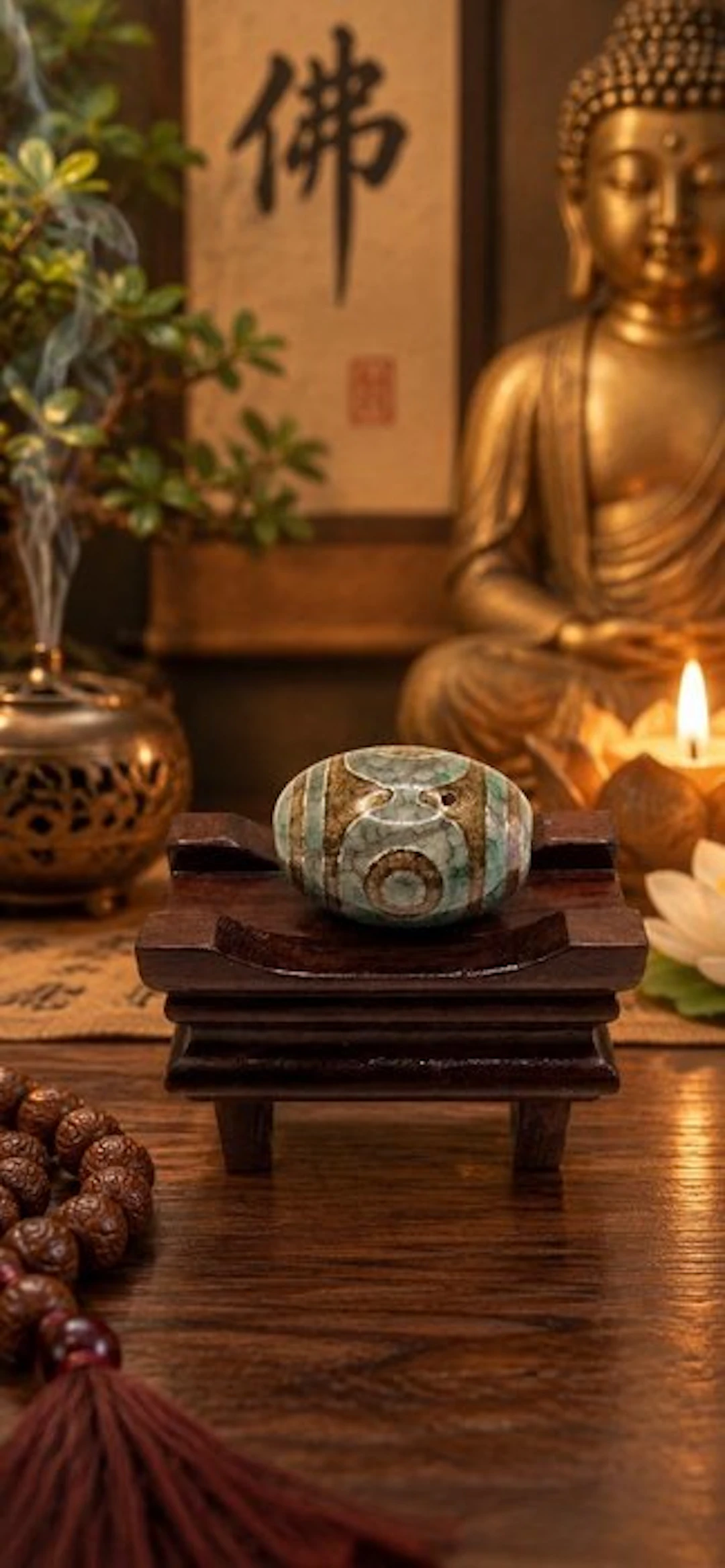 Bead - Ancient Tibetan account