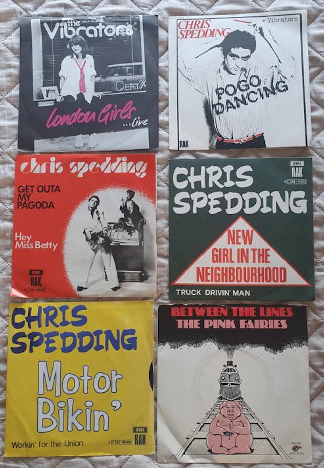 The Vibrators - Chris Spedding - The Pink Fairies - 6 X...