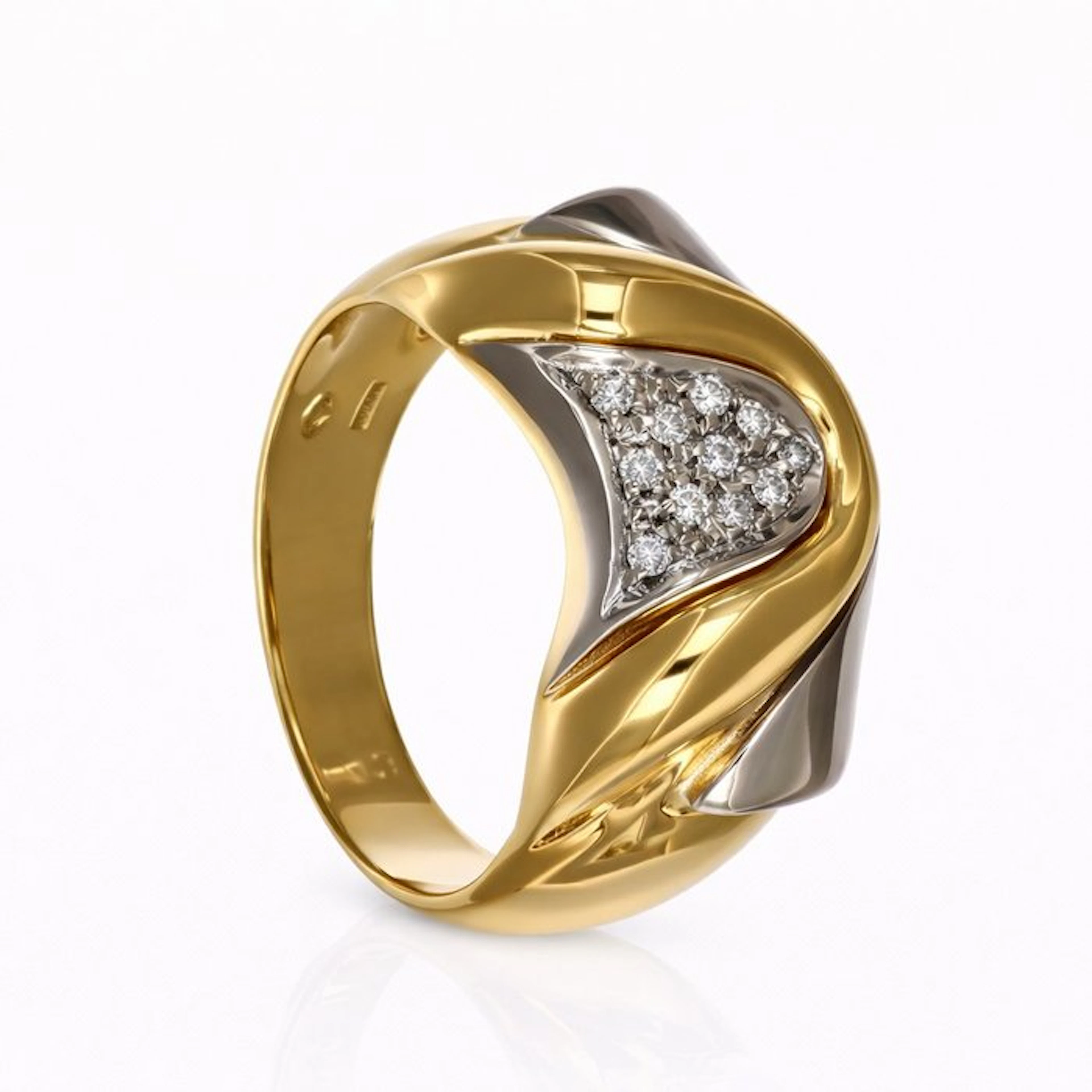 No reserve price - Ring - 18 kt