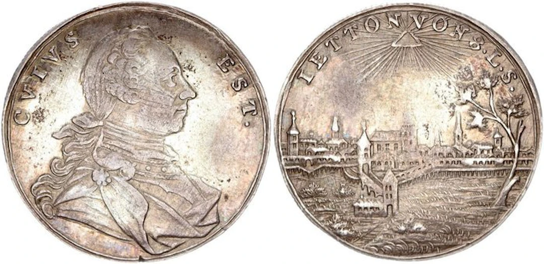 Deutschland Brandenburg-Ansbach. Guldenförmiger Silberjeton 1780