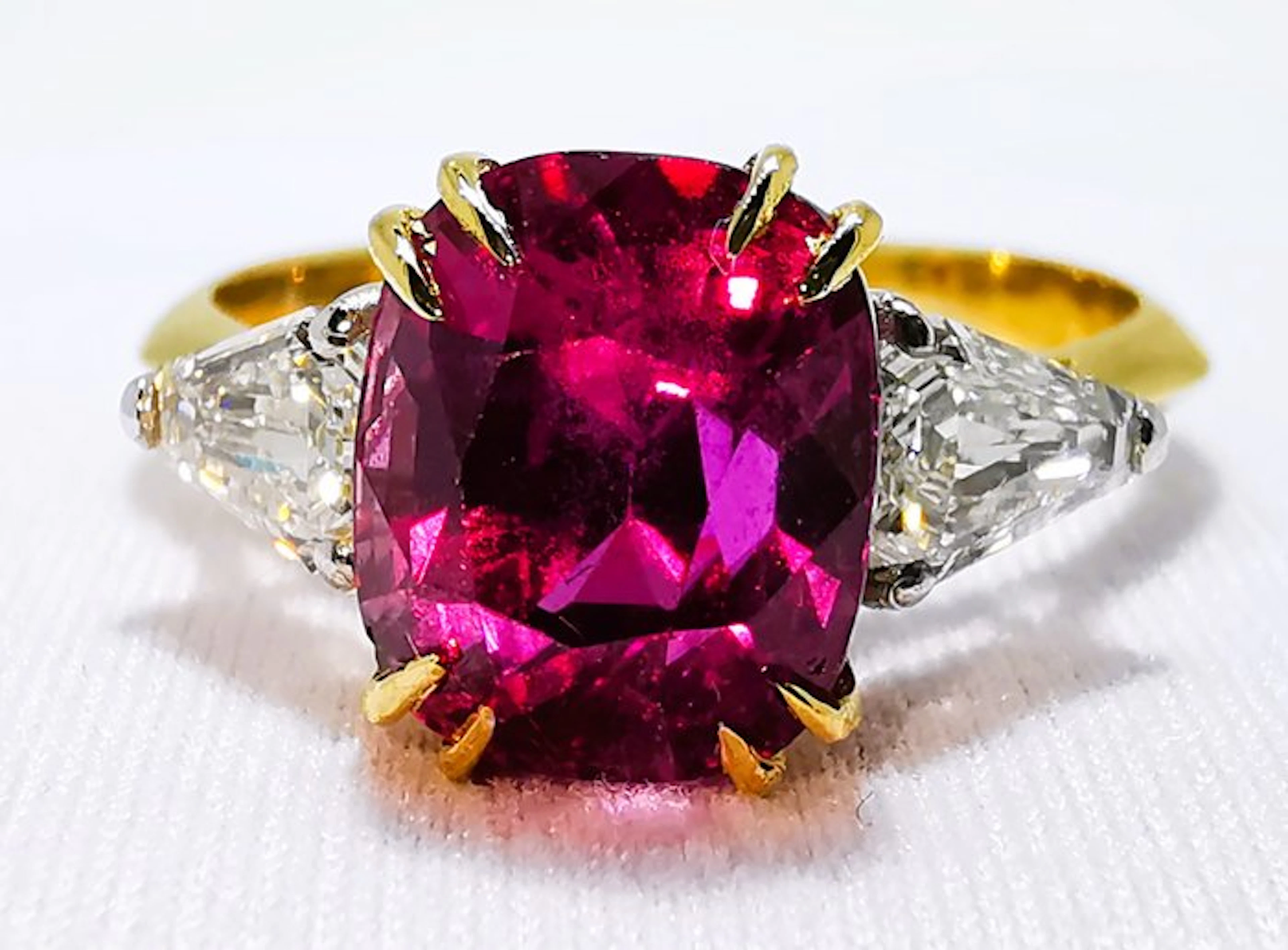 No reserve price - Ring - 18 kt