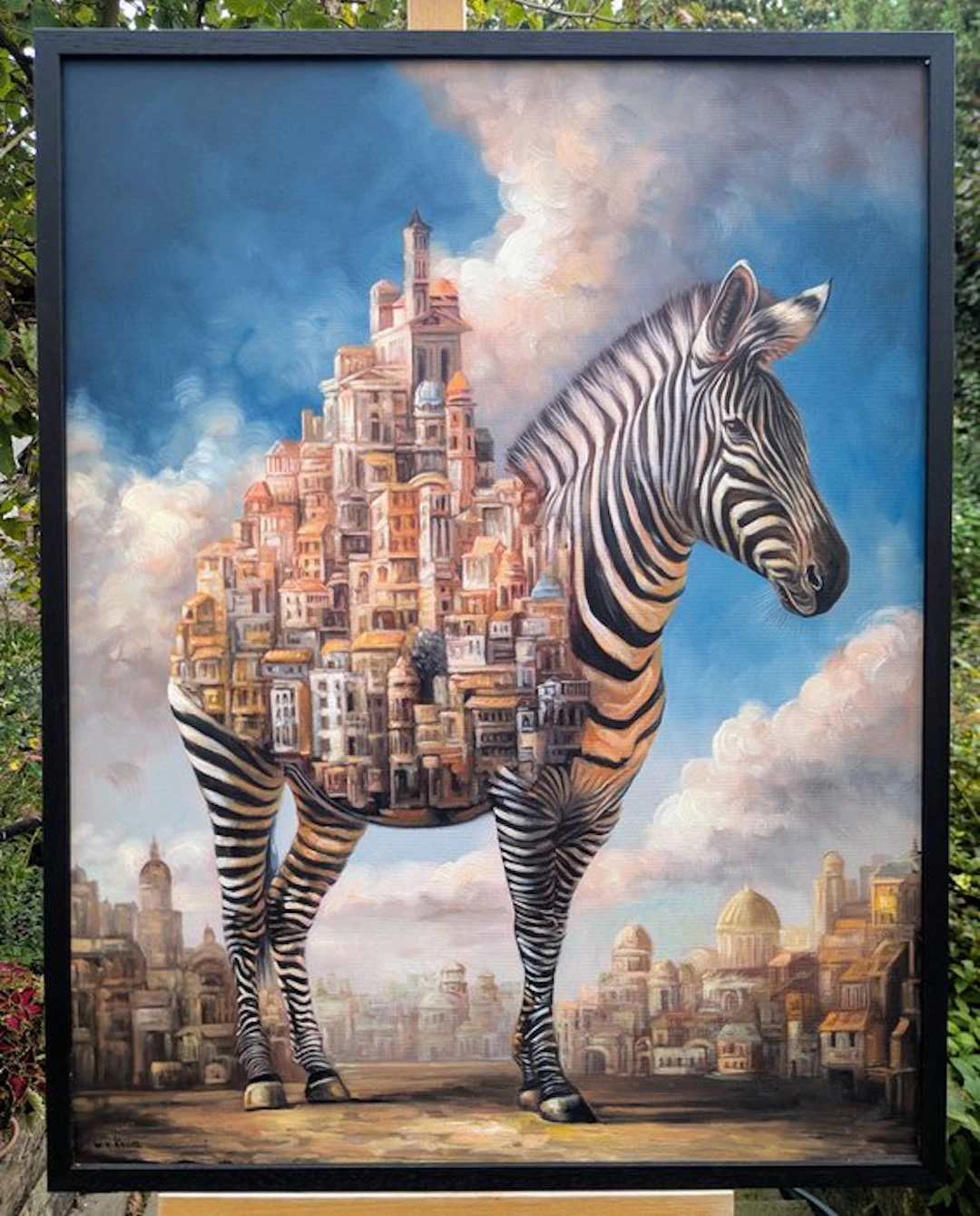 Wilhem von Kalisz - The Clarity of a Walking Dream (100% hand-painted, XL size)