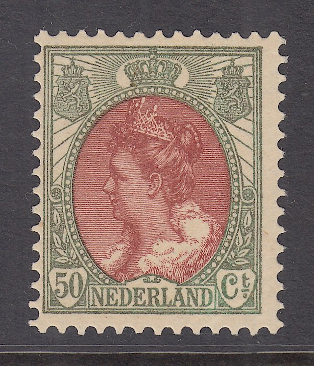 Netherlands 1899 - Queen Wilhelmina type 'Fur Collar' - NVPH 74