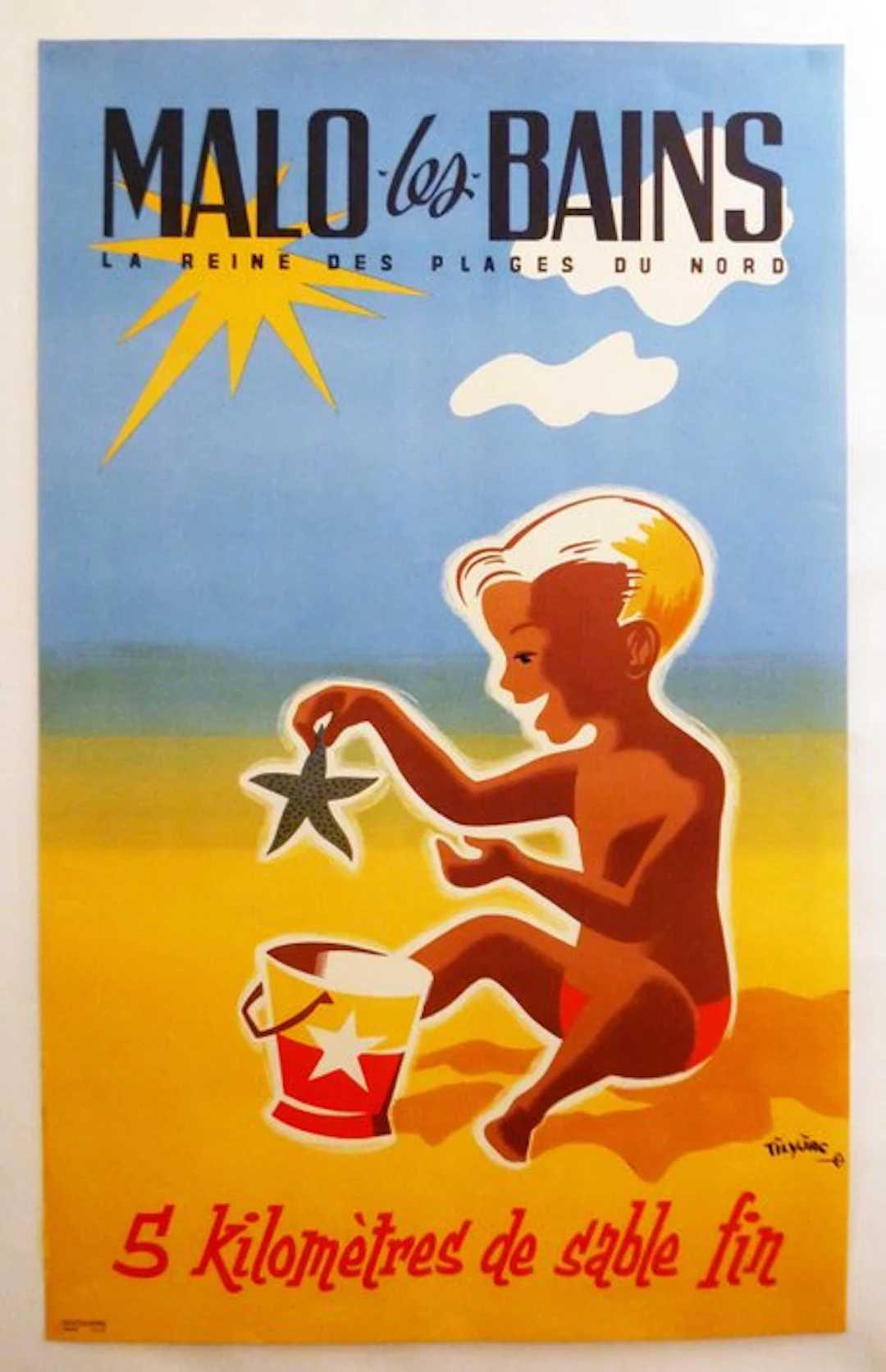 Tilyjac - Malo-les-Bains: La Reine des plages du nord - 1950s