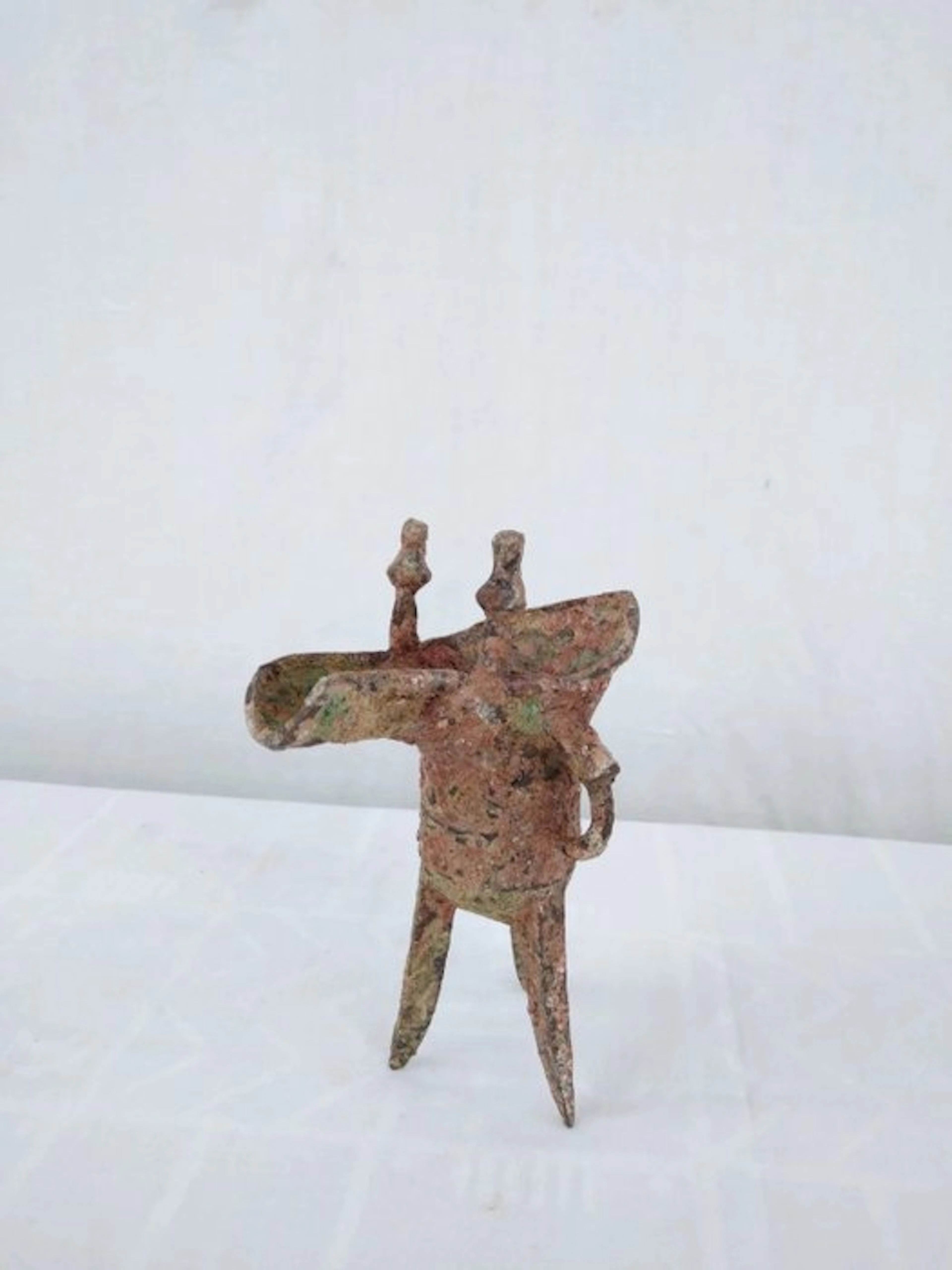 Ritual wine vessel - Bronze - China - 21st century