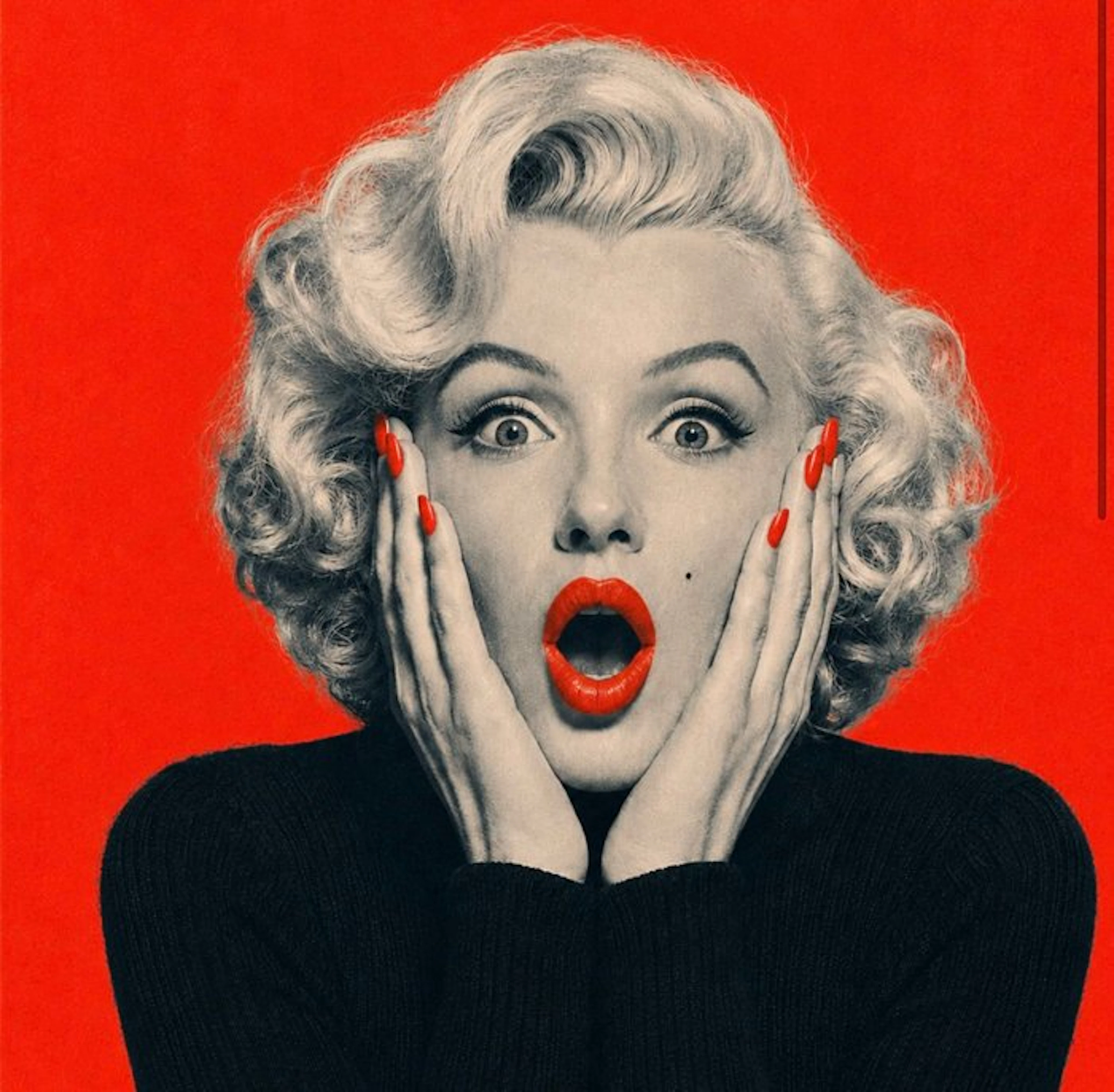 Eric Brumette - MARYLIN MONROE WOW - Toile L - LIMITED EDITION