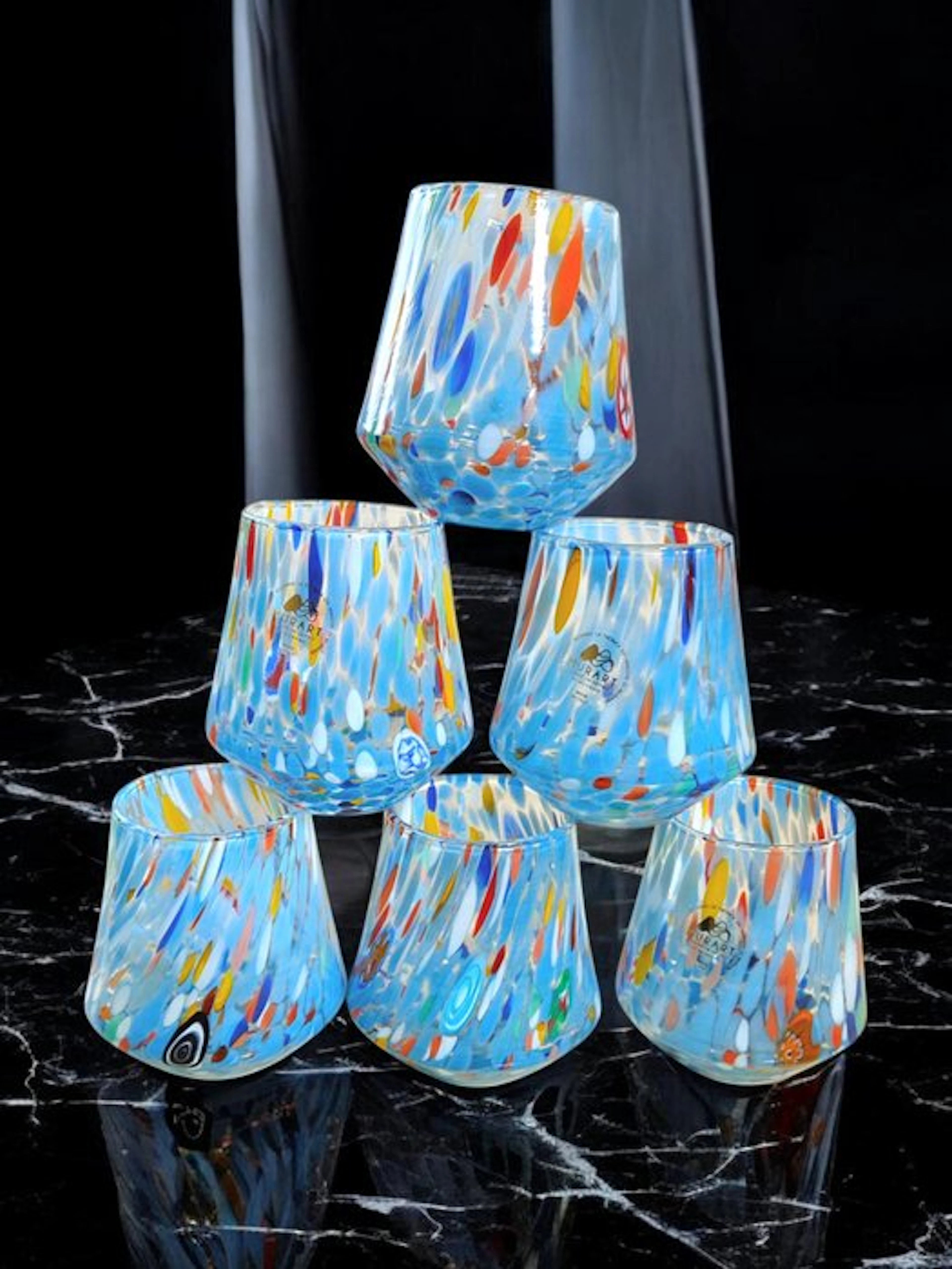 MurArt - MurArt - Drinking set (6) - Glass - Murrine