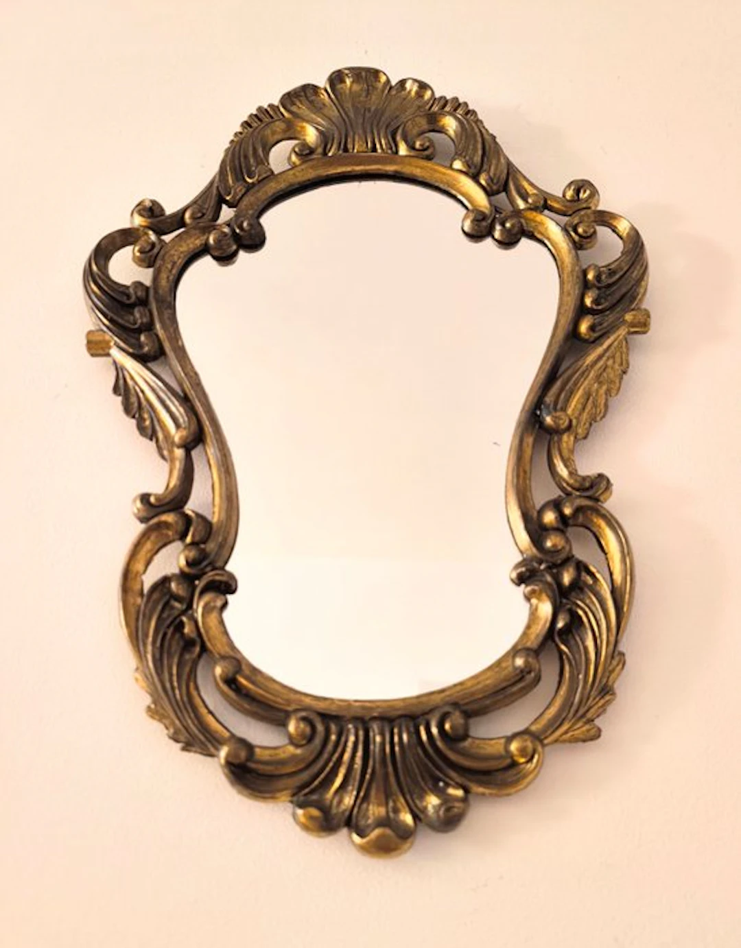 Mirror - Bronze, Crystal - Neobarroco solid bronze