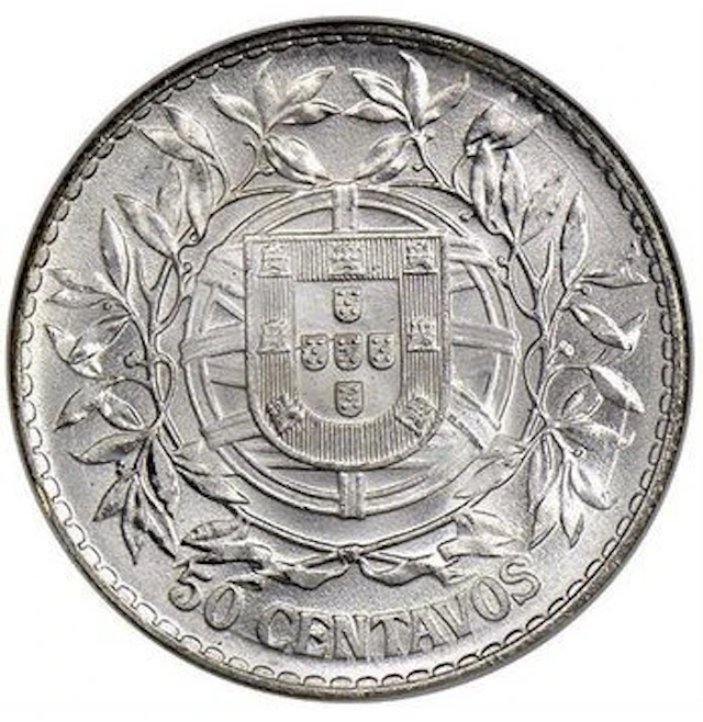 Portugal. 50 centavos 1916