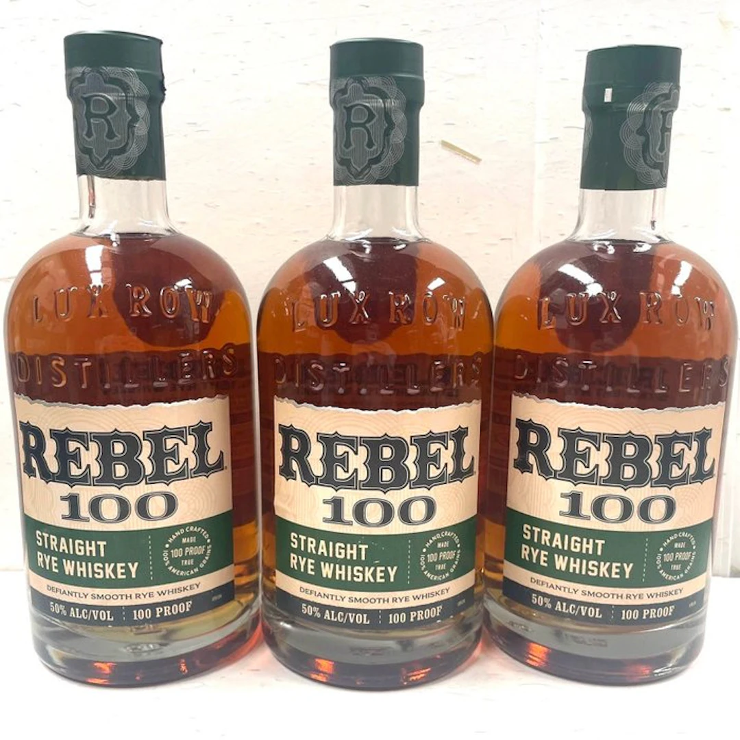 Rebel 3 years old - Straight Rye - 100 Proof - Lux Row - 700ml - 3 bottles