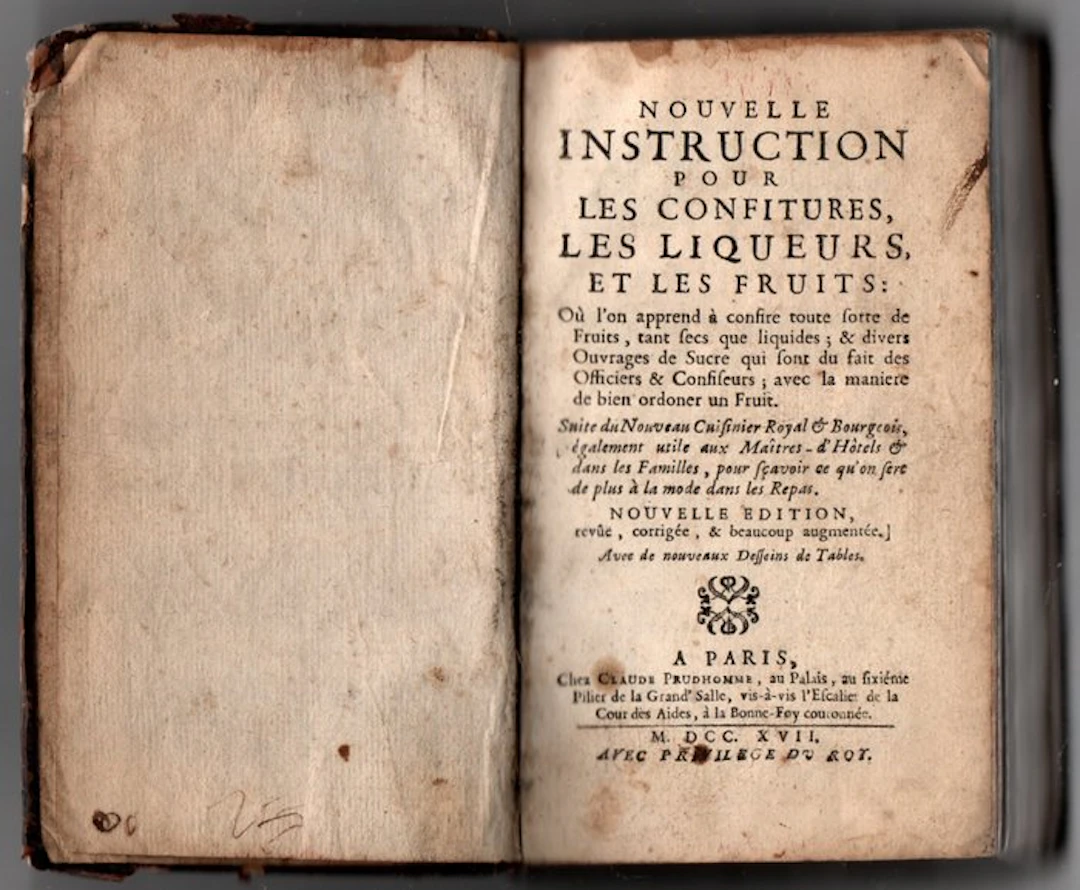 Massialot François - Nouvelle instruction pour les confitures