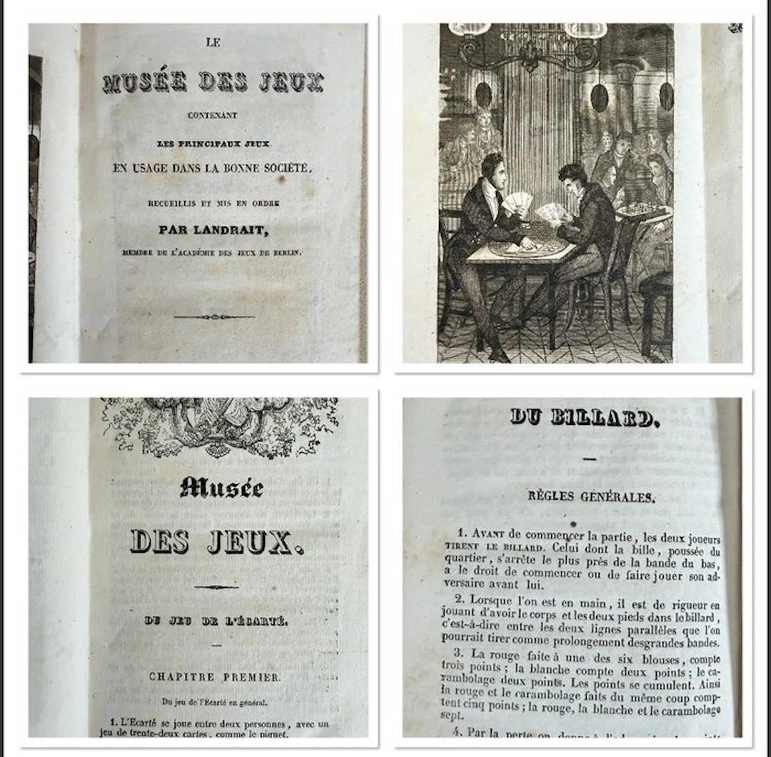 Landrait - Musée des jeux - 1837