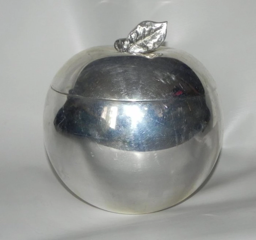Container - ice container - Silverplated