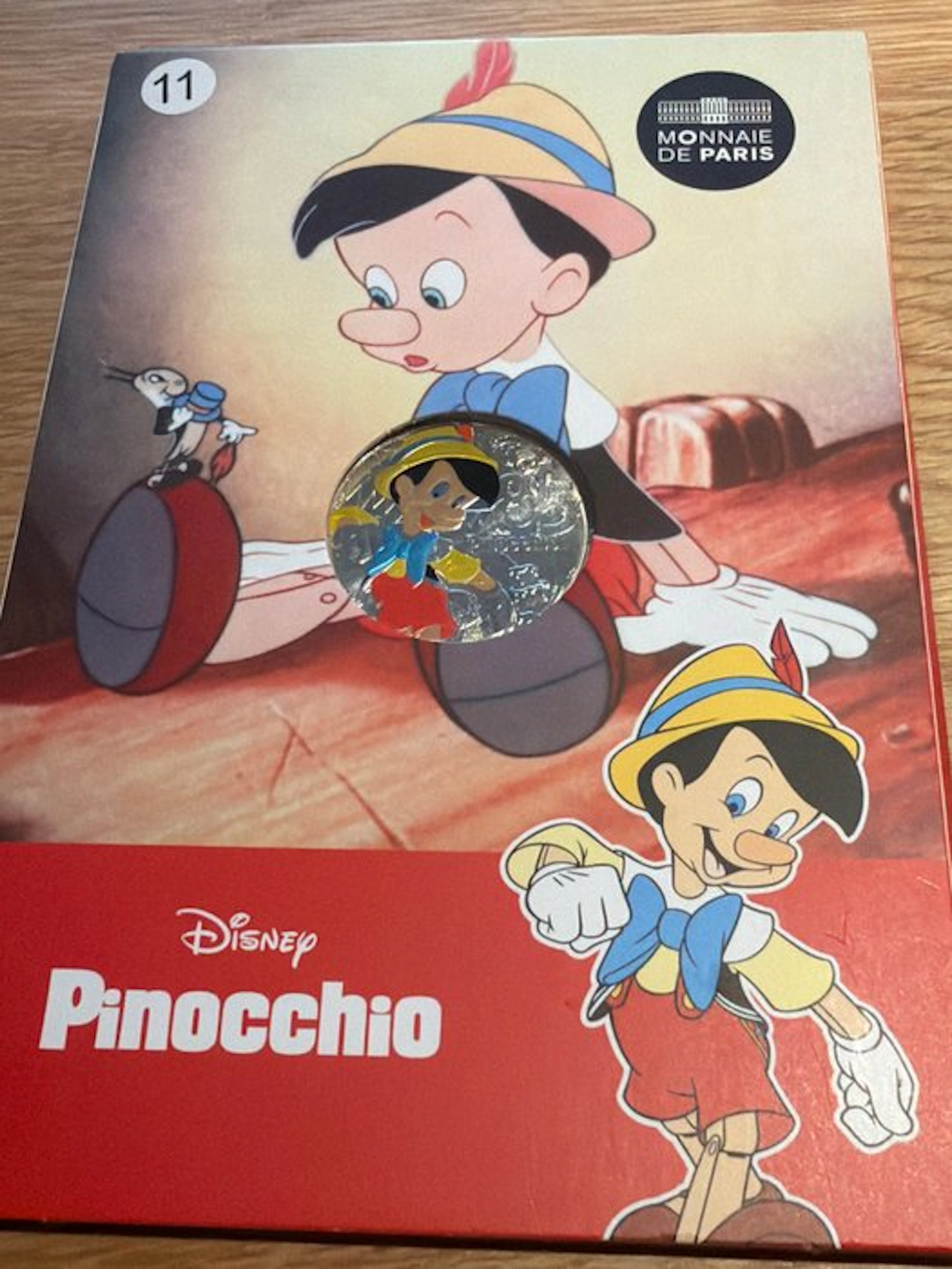France. 10 Euro Pinocchio 13g (.333) Silber (No reserve price)