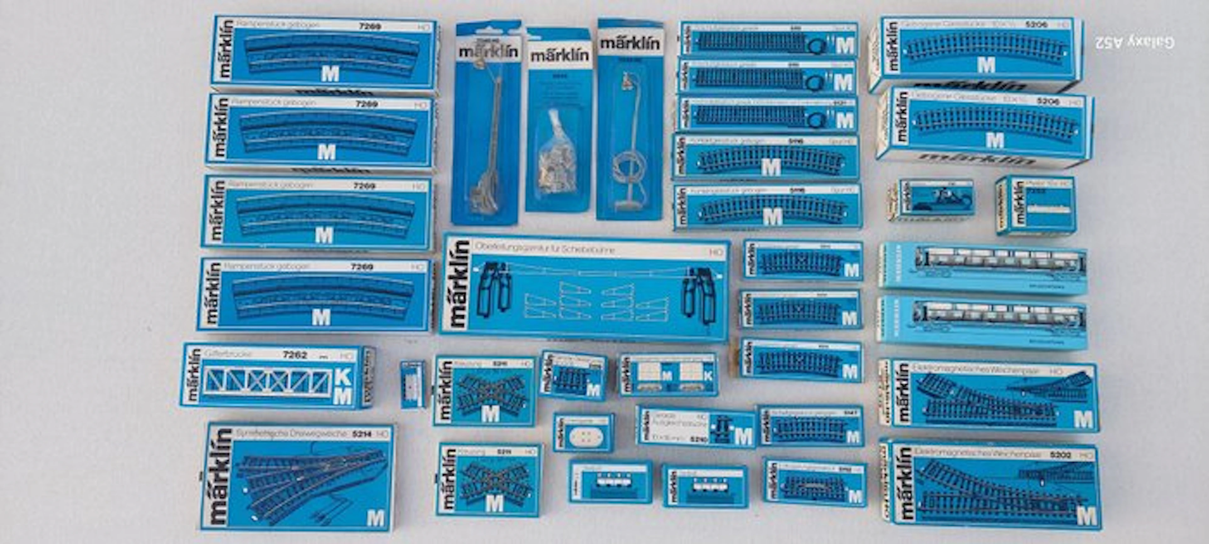 Märklin H0 - 7295 5214 7269 - Model train tracks (37) - Various Märklin M-rails