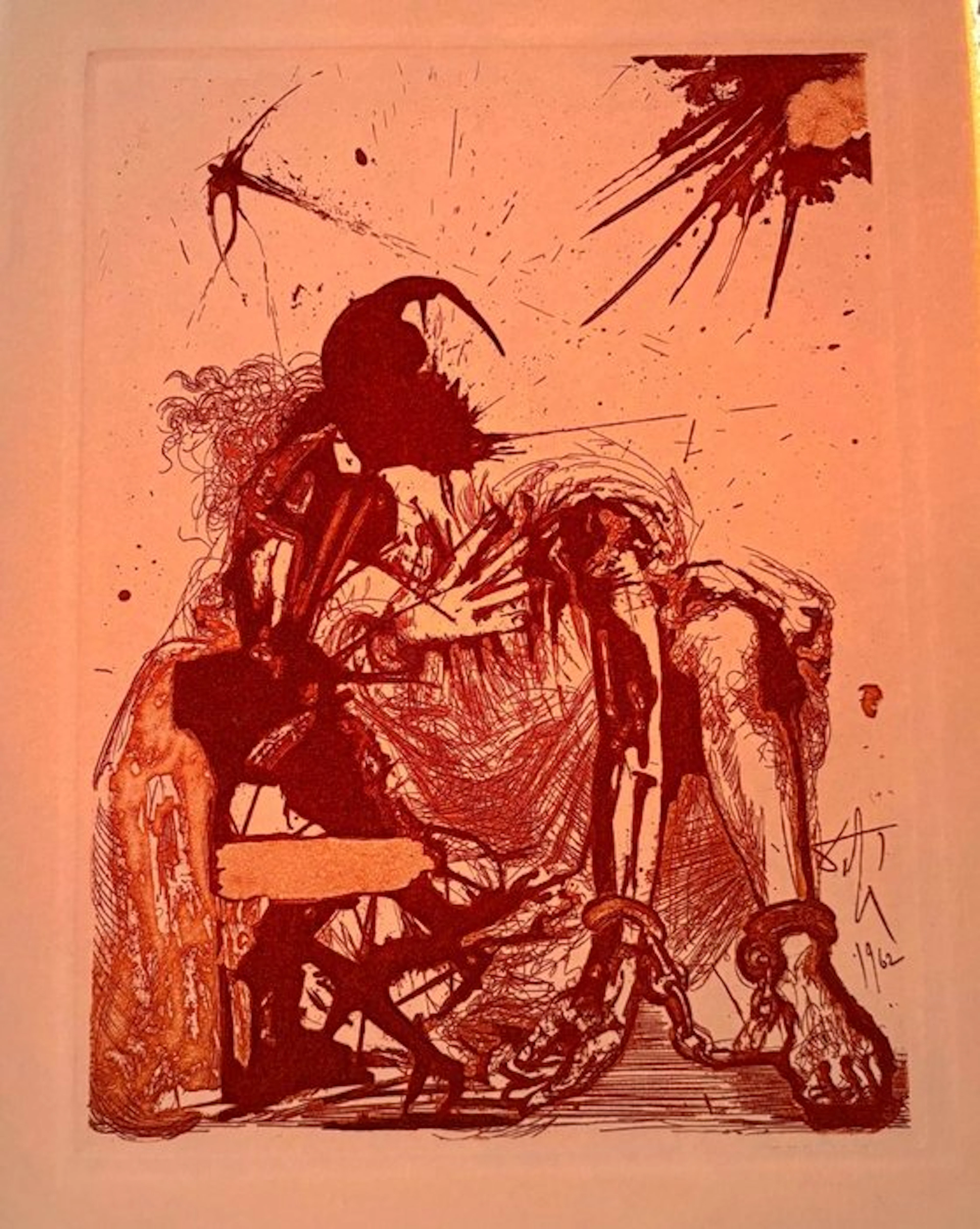 Salvador Dali (1904-1989) - Segismundo encadenado La Vida es Sueño 1975
