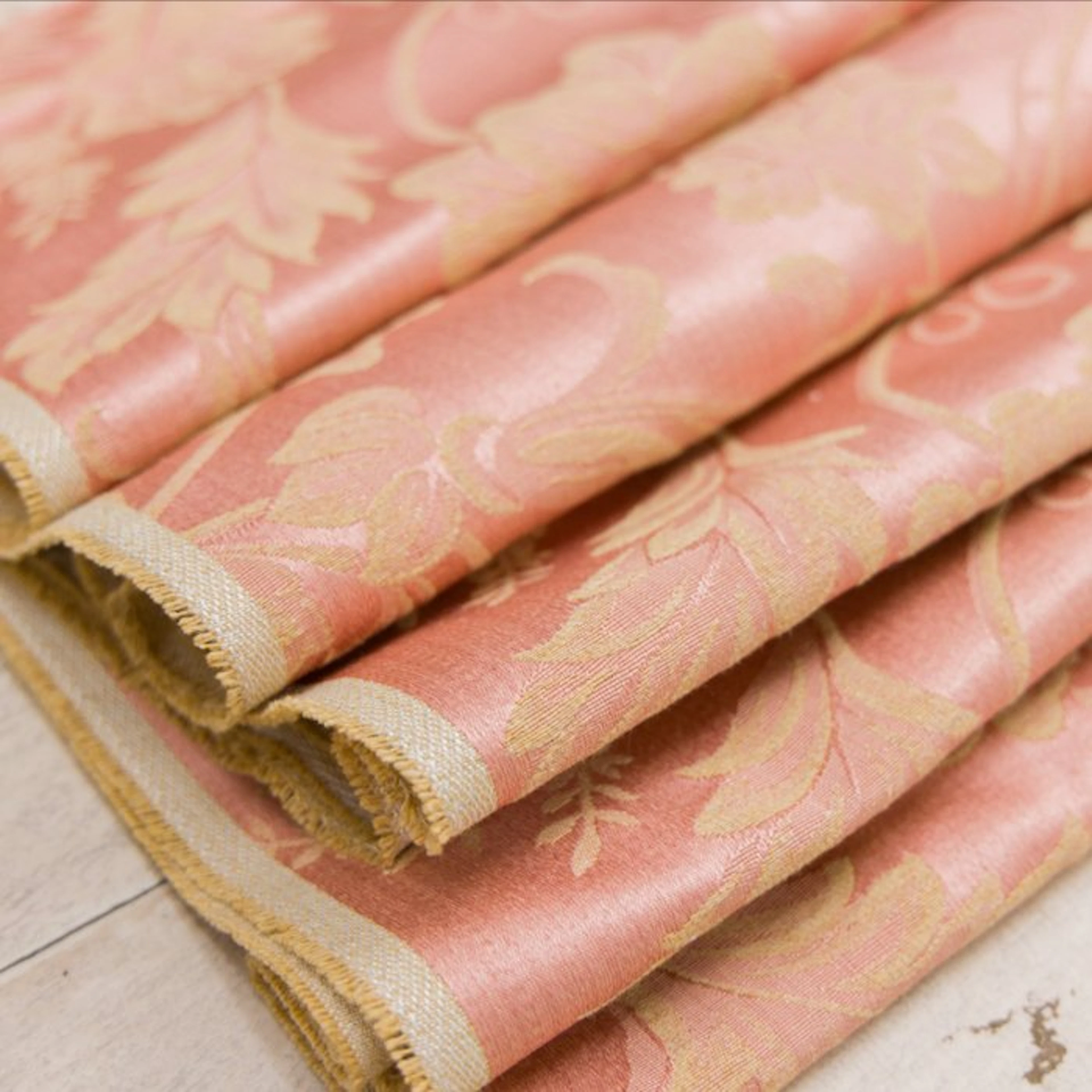 BA223 - Jacquard Fabric "Garden Barocco" – Pink...