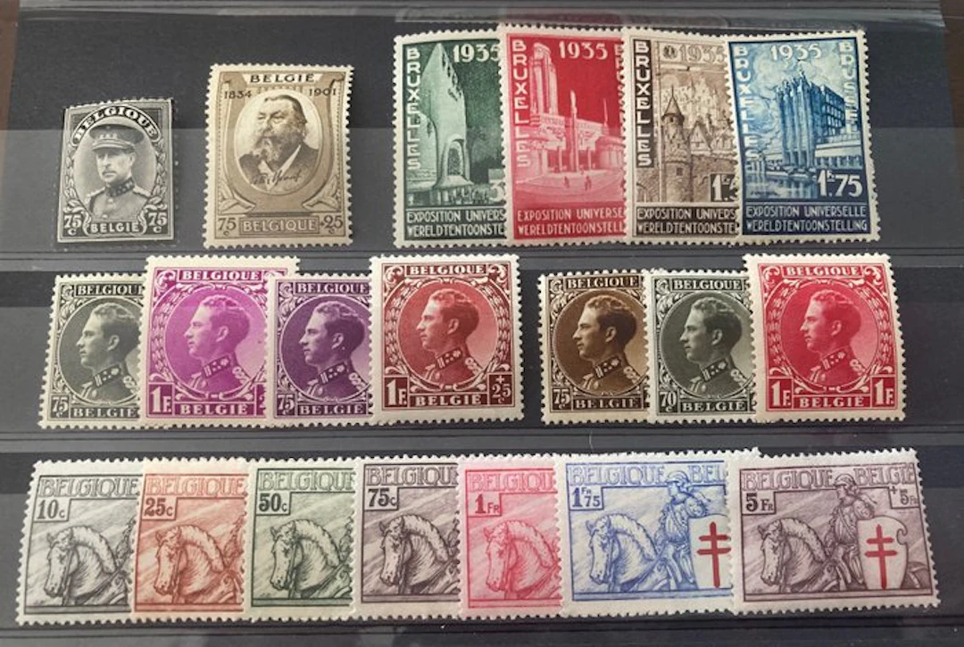 Belgium 1934 - Complete year/volume with the series 'Ridder'