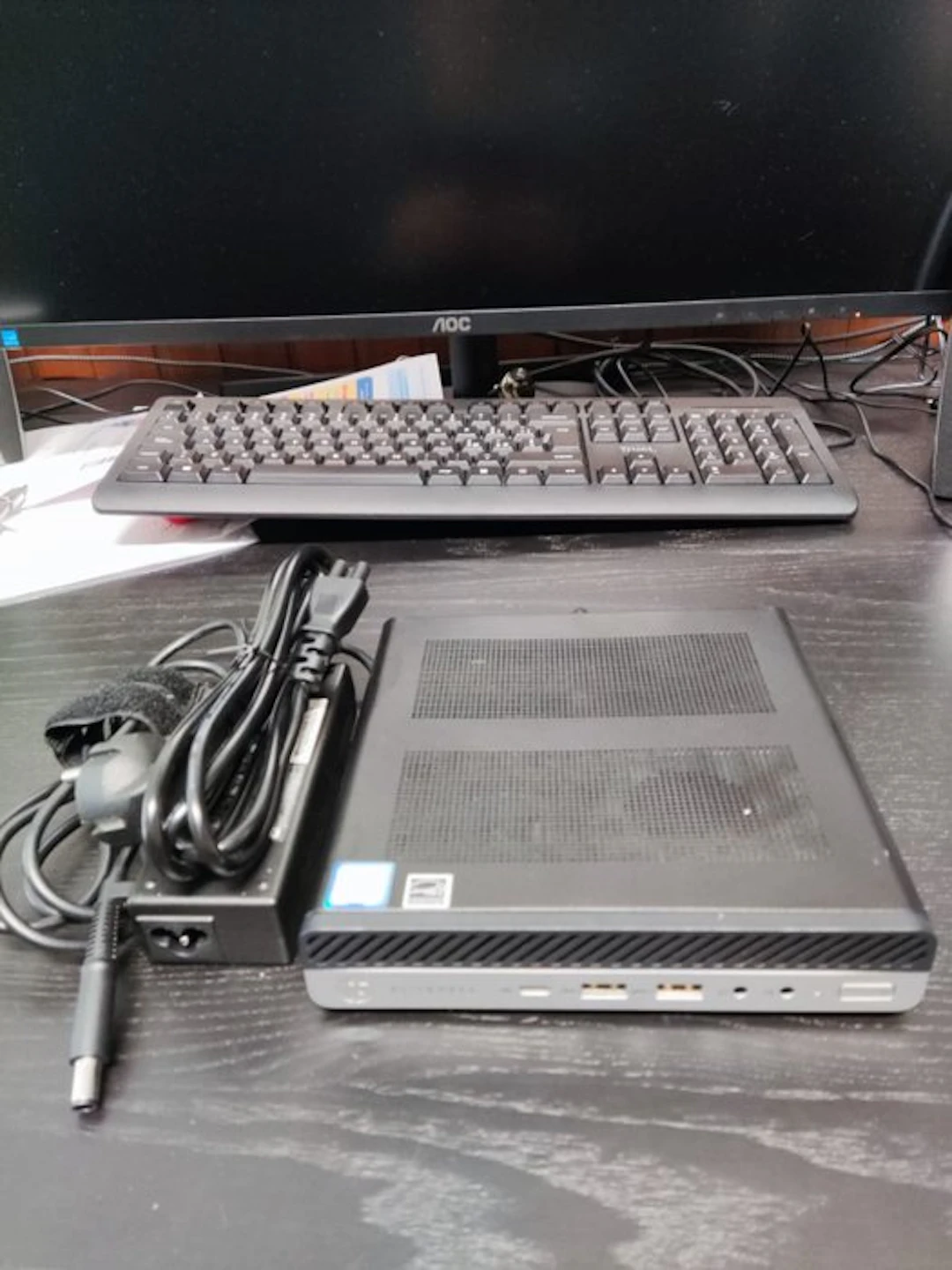 HP Mini PC - HP EliteDesk 800 G4 - I5 8500- 8/256 GB - Computer (1)