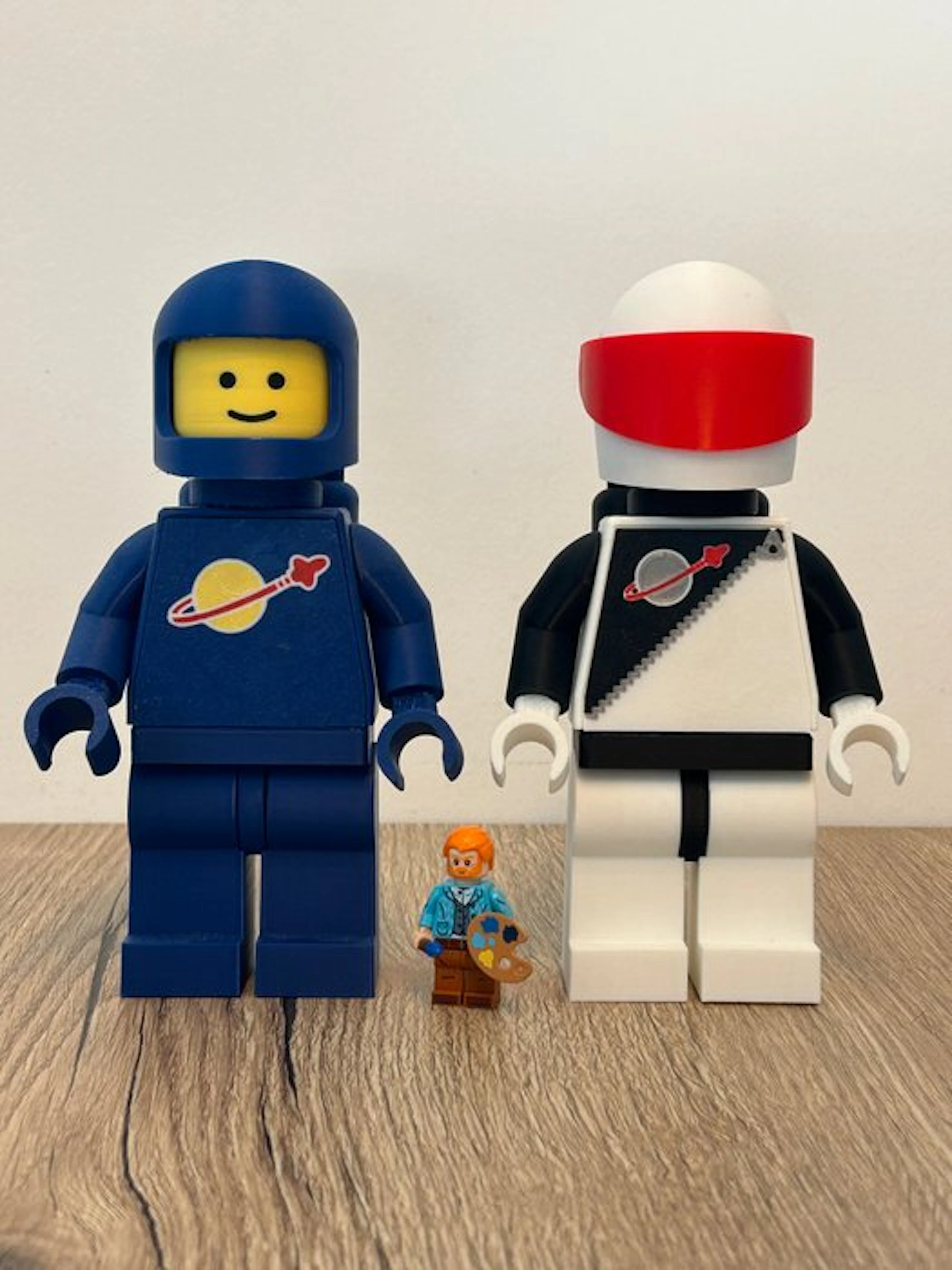 Fait maison - (MOC) lot de 2 Minifigures LEGO - 17.5 cm –...