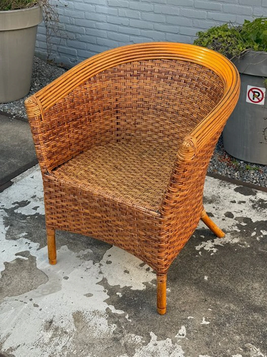 Armchair - riet