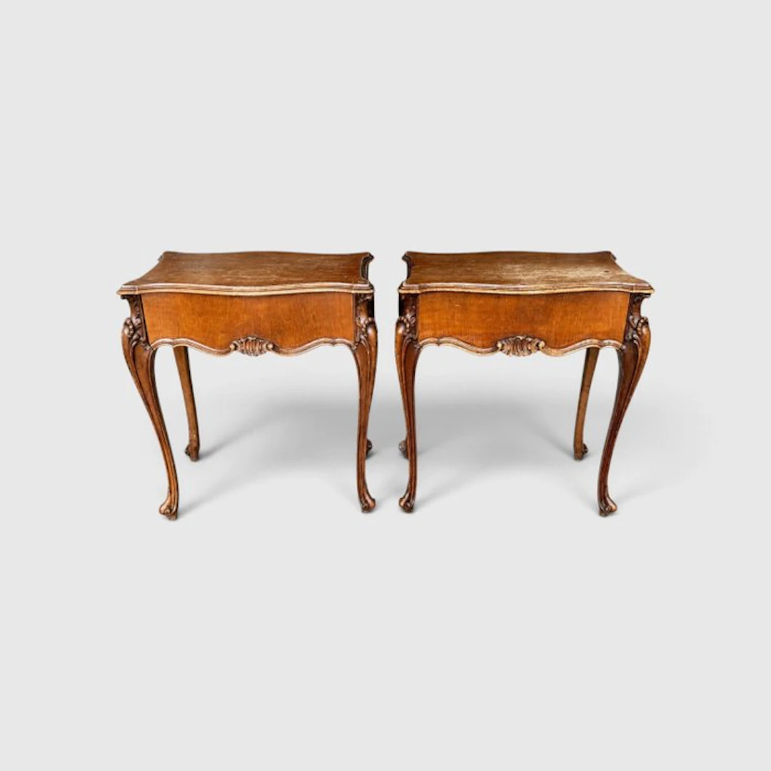 Nightstand (2) - Wood - French nightstands